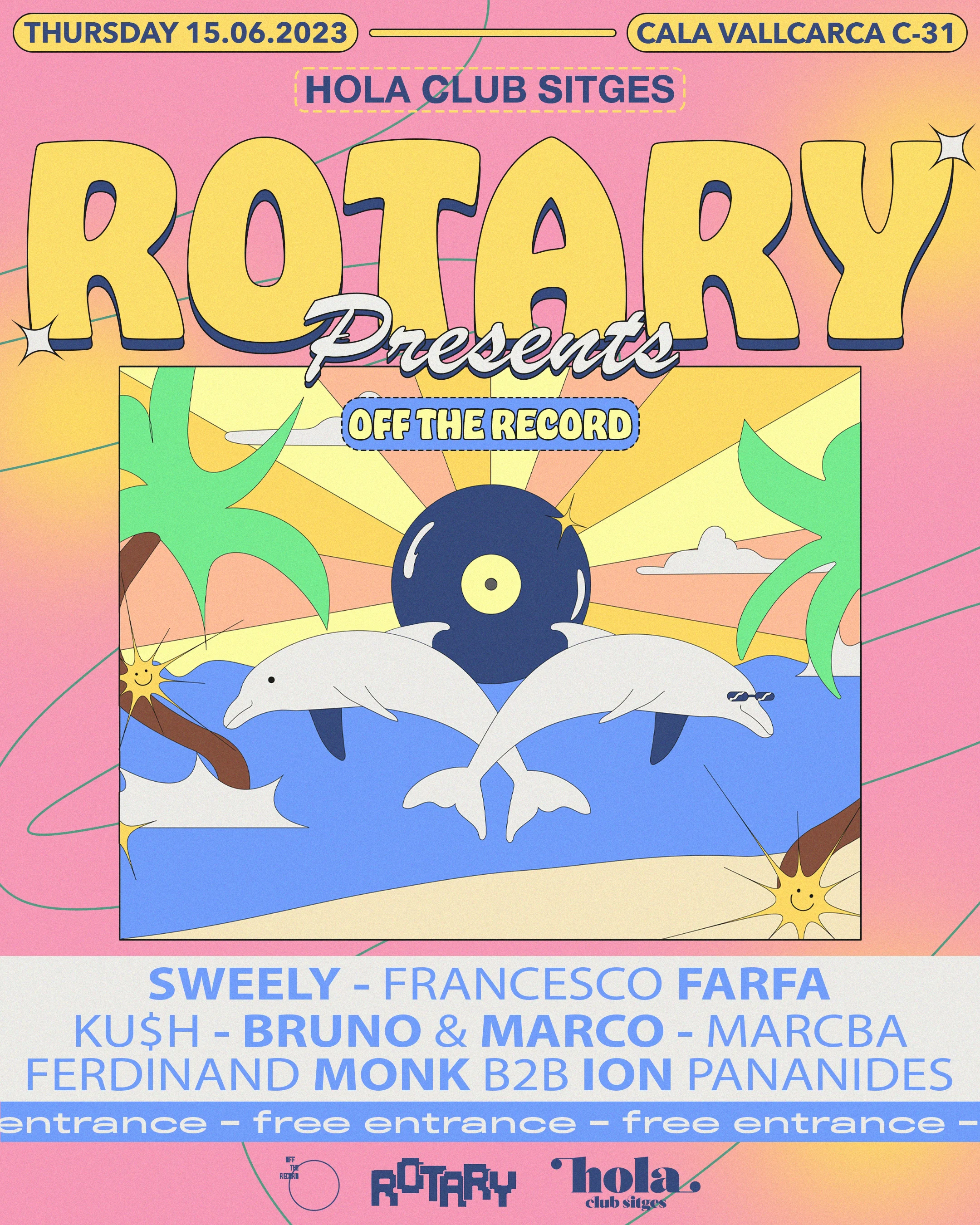 Rotary X Off The Record // Open Air Beach Time //
