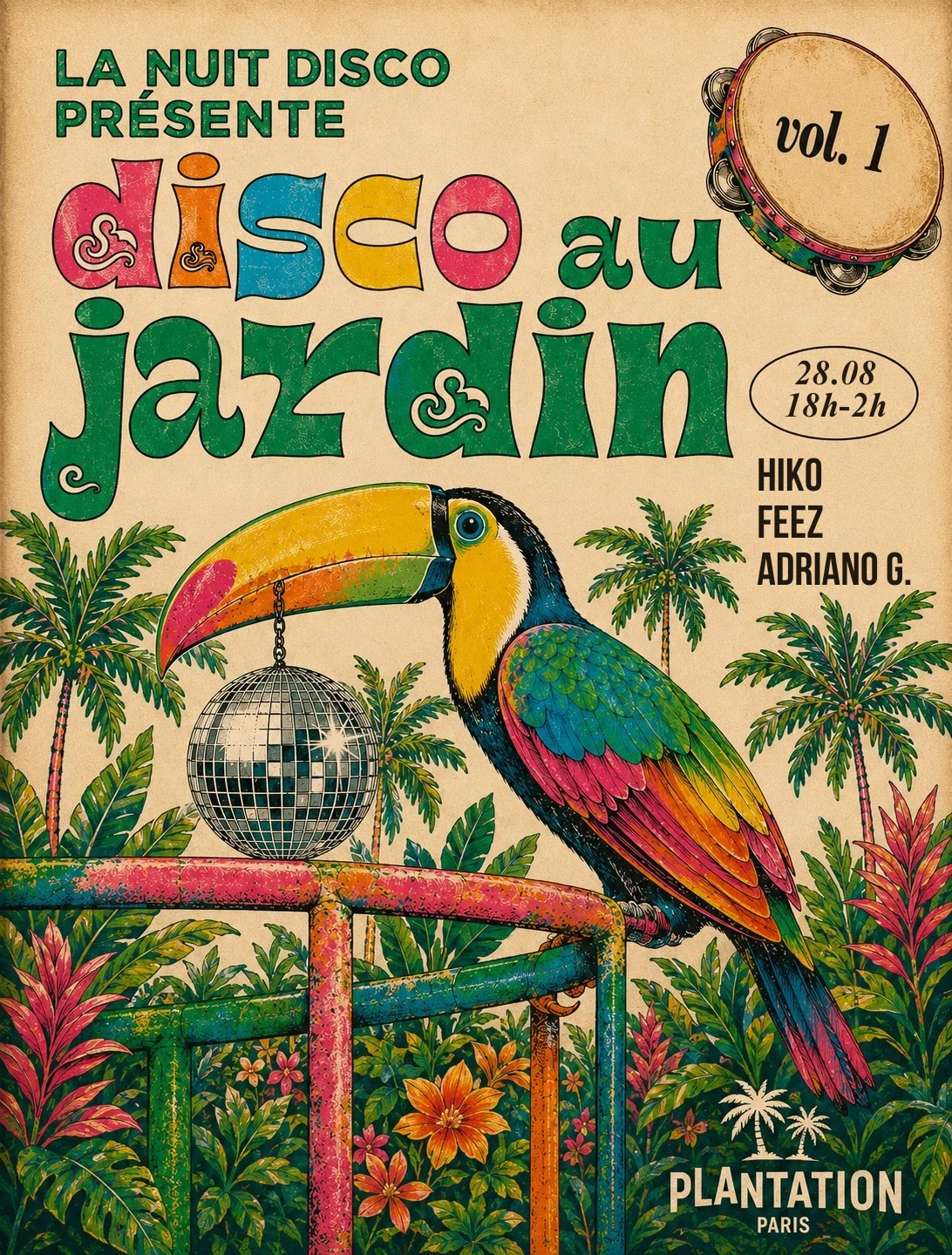 La Nuit Disco - Disco Au Jardin