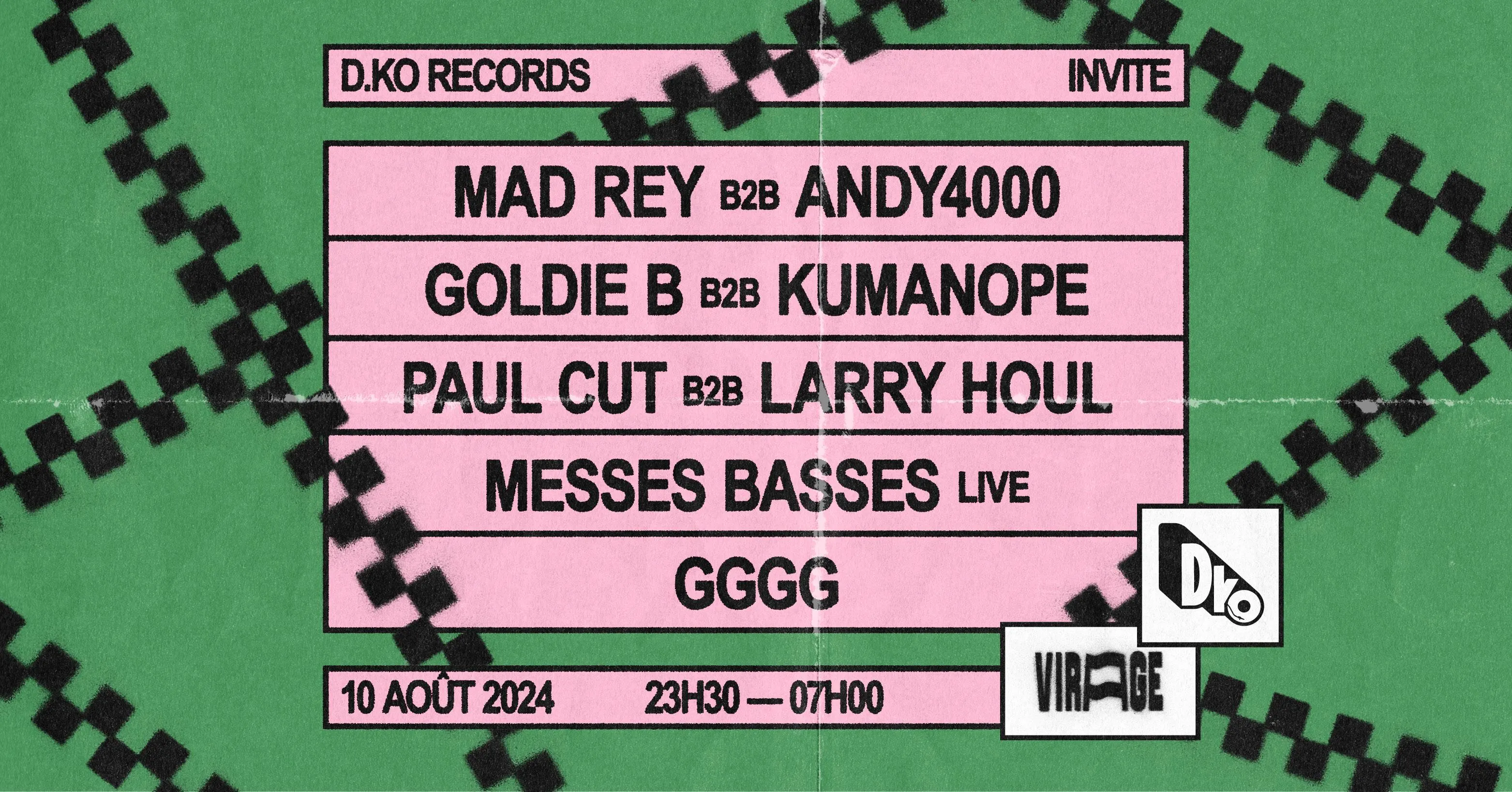 Virage Présente : Mad Rey, Andy4000, Goldie B, Paul Cut
