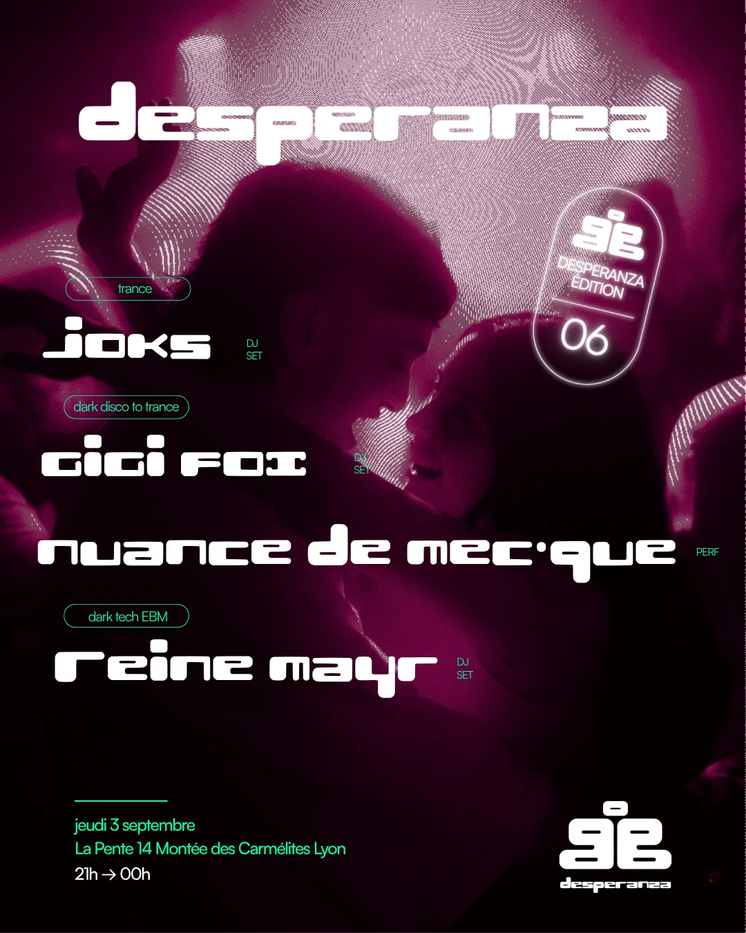 Desperanza W/ Joks, Gigi Fox, Nuance De Mec.Que, Reine Mayur