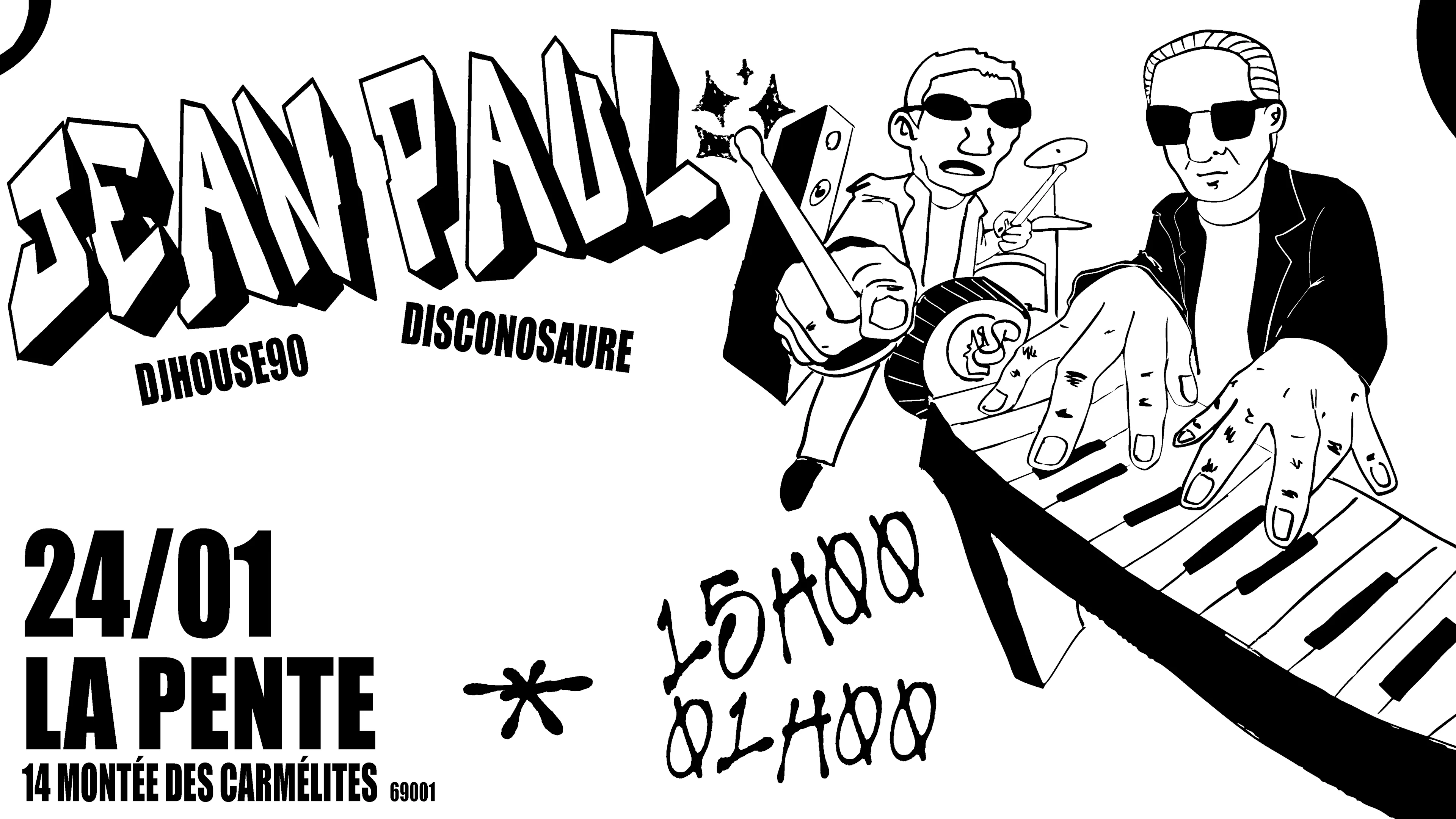 Sapristi Invite Jean Paul, Djhouse90 & Disconosaure
