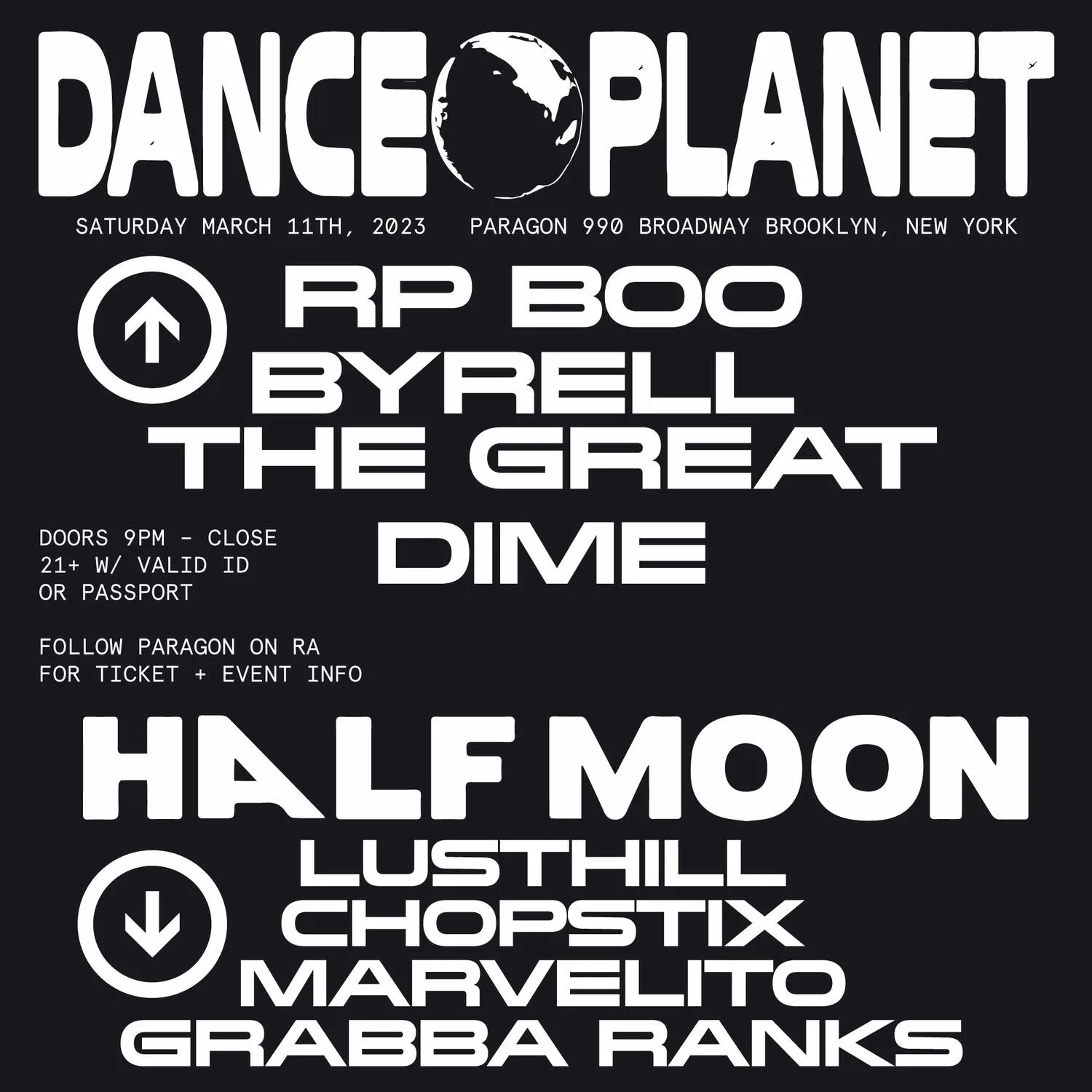 Dance Planet: Rp Boo, Byrell The Great, Dime + Half Moon