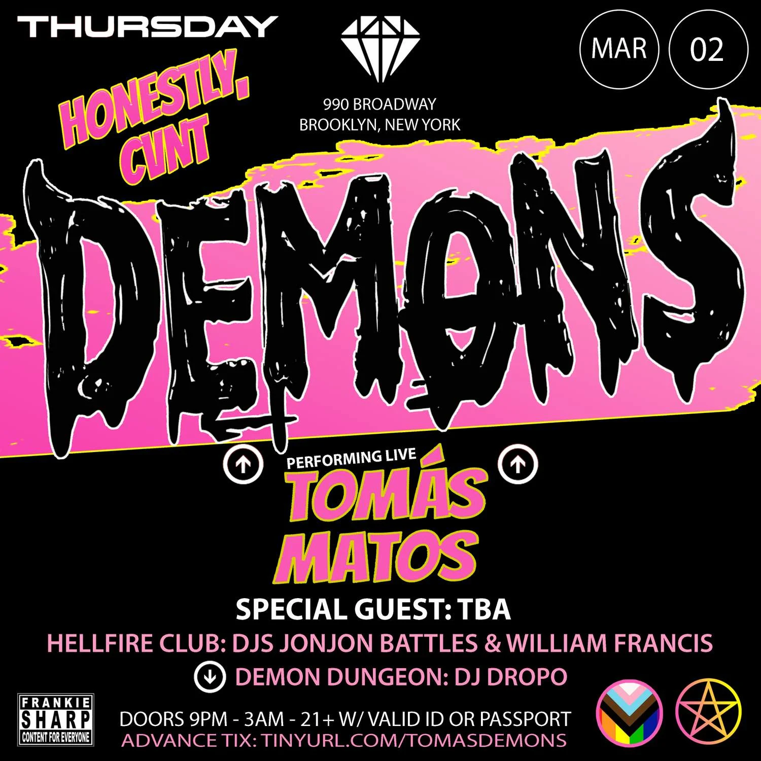 Frankie Sharp's Demons: William Francis + Jonjon Battles