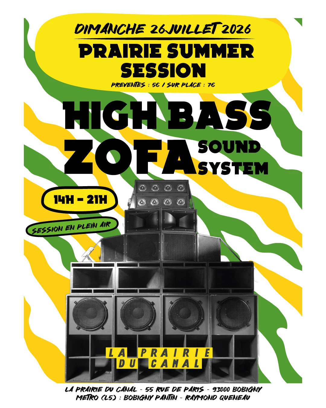 High Bass & Zofa Sound System At La Prairie Du Canal