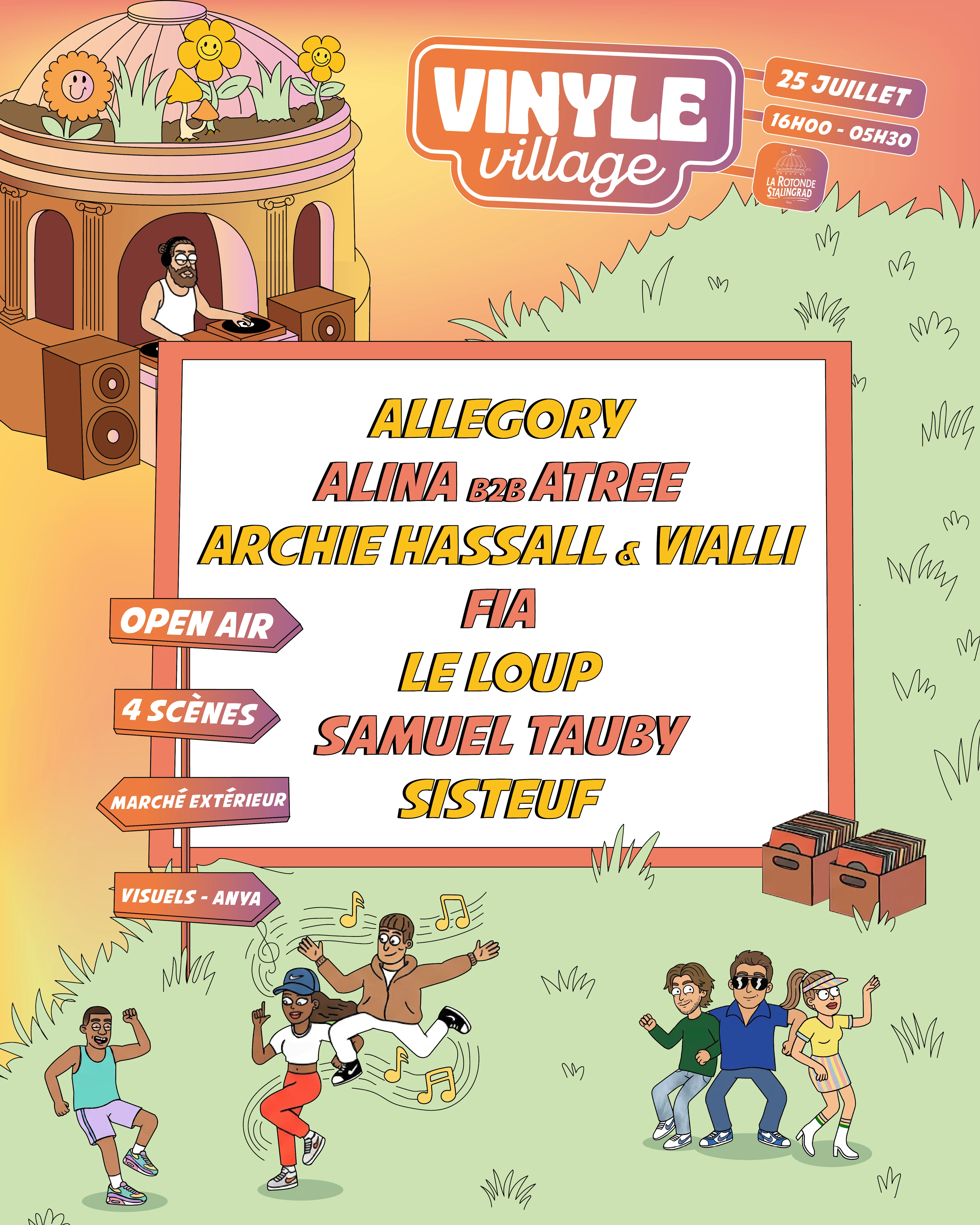[Places Dispo À L’Entrée] - Vinyle Village : Summer Edition