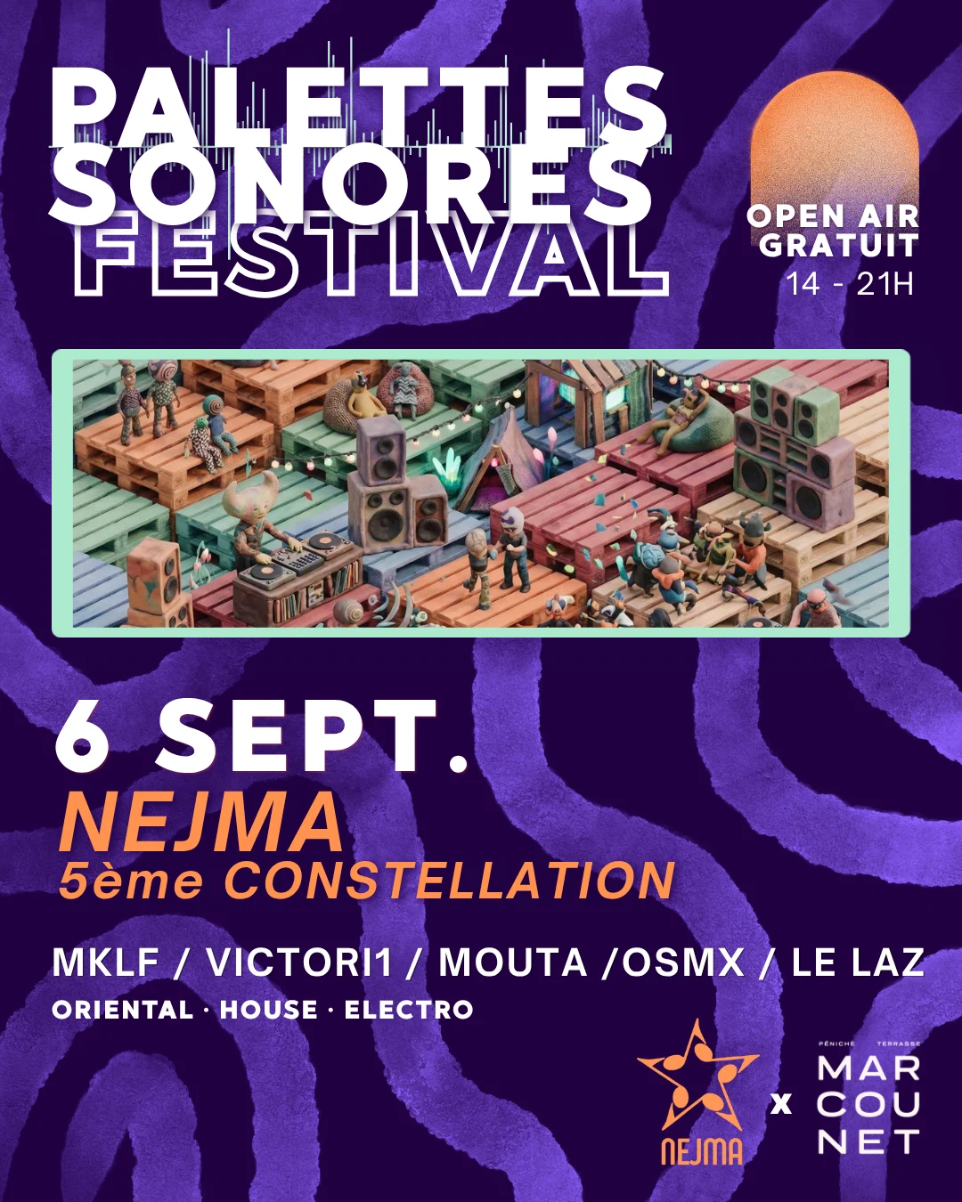 Palettes Sonores Festival : Nejma - 5ème Constellation
