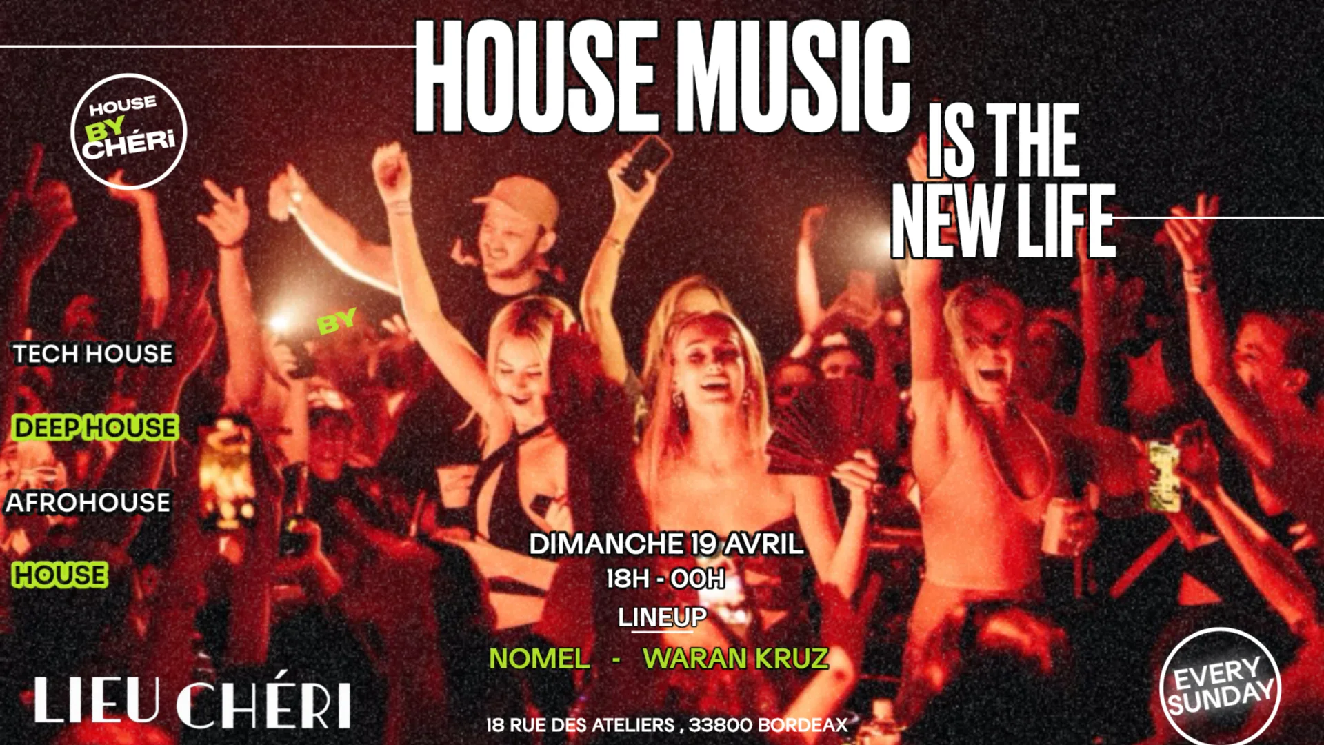 House By Chéri Ep#2  : Party 100% House Music