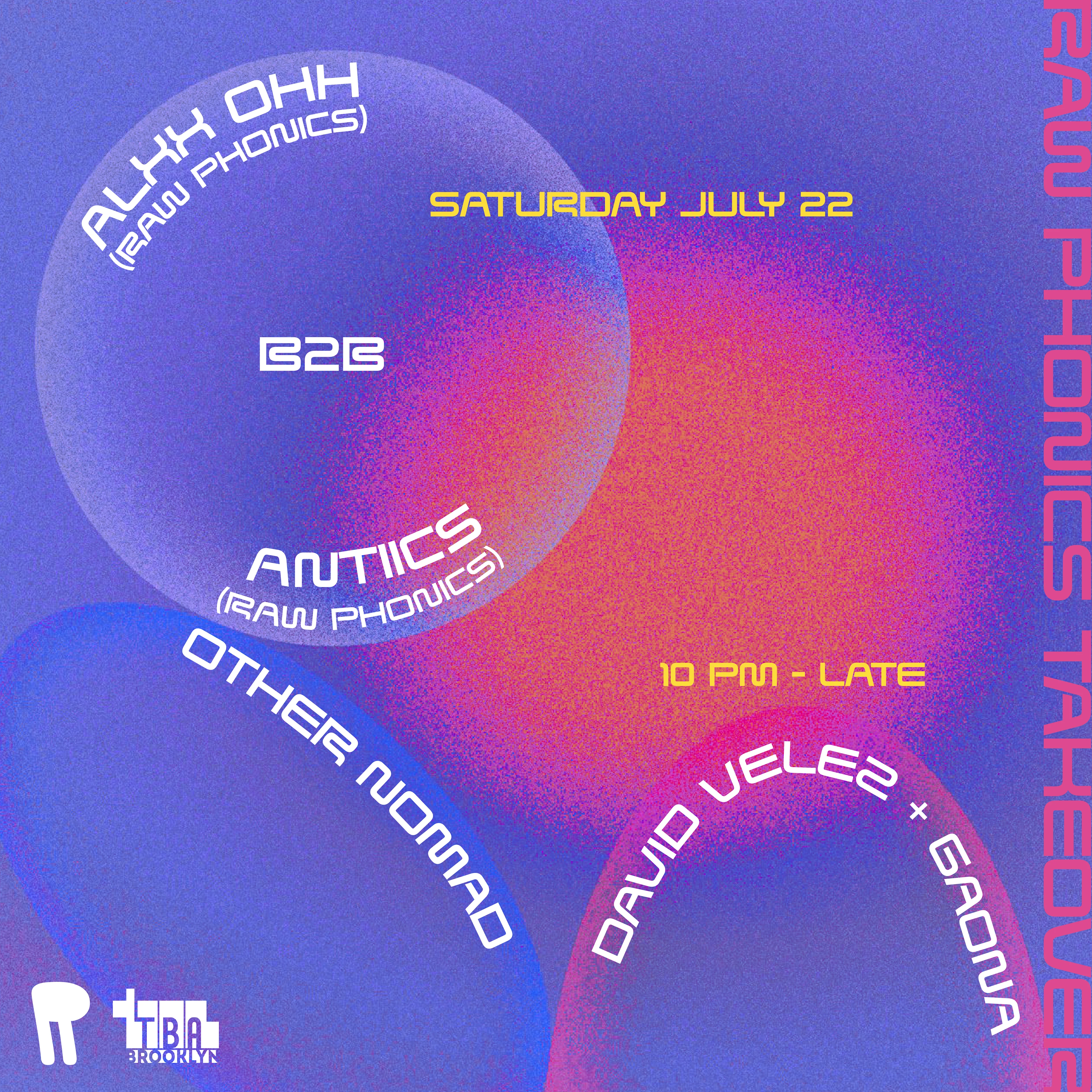 Raw Phonics Takeover 5: Alxx Ohh B2b Antiics / Other Nomad