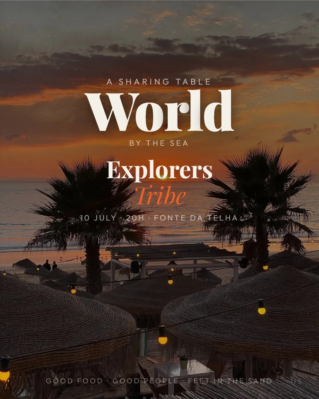 World By The Sea: A Beach Sharing Table