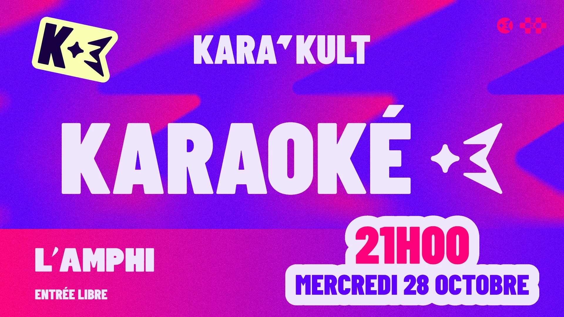 Karaoké By Kara'kult - L'amphi Beaubourg