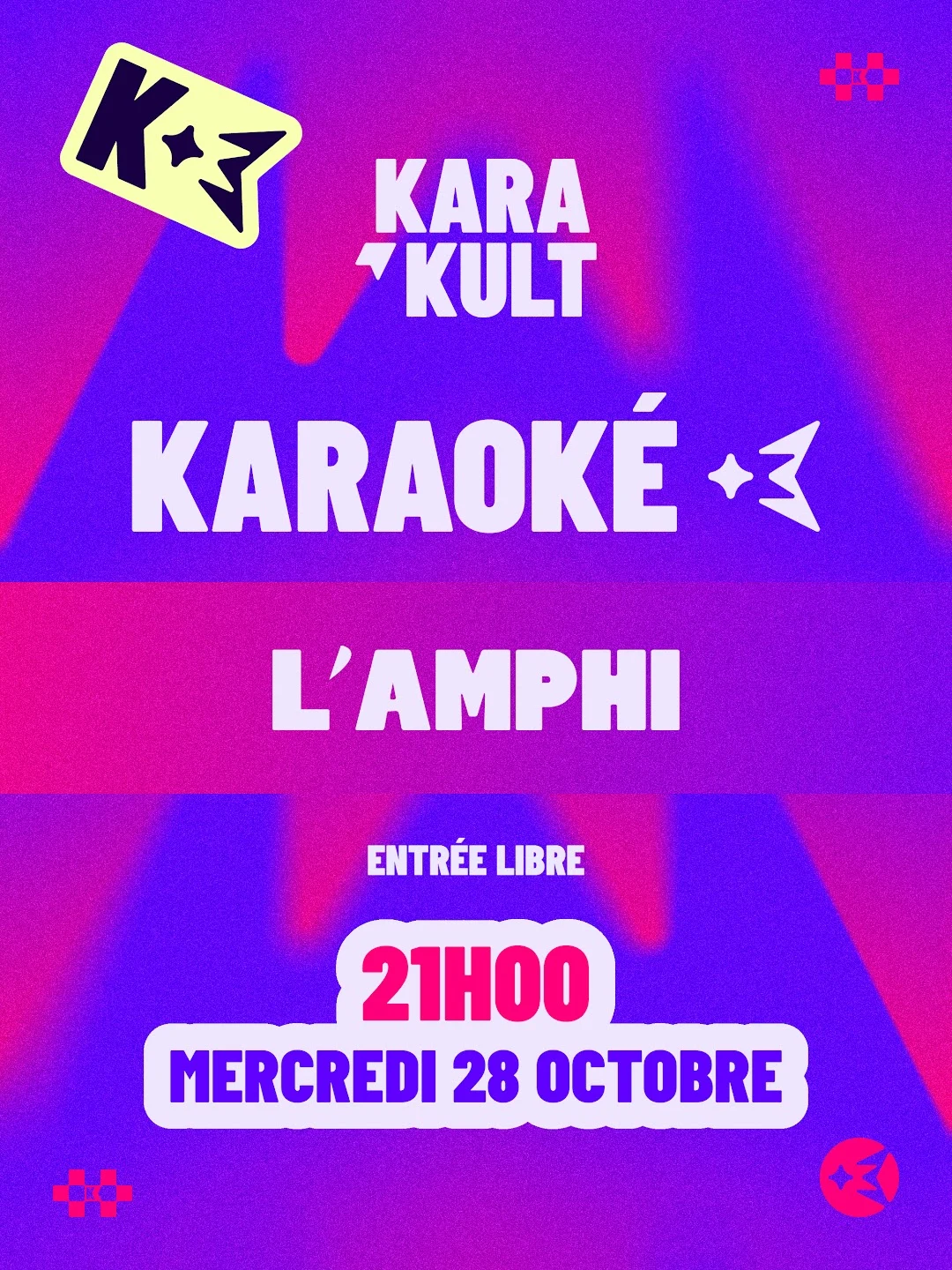 Karaoké By Kara'kult - L'amphi Beaubourg