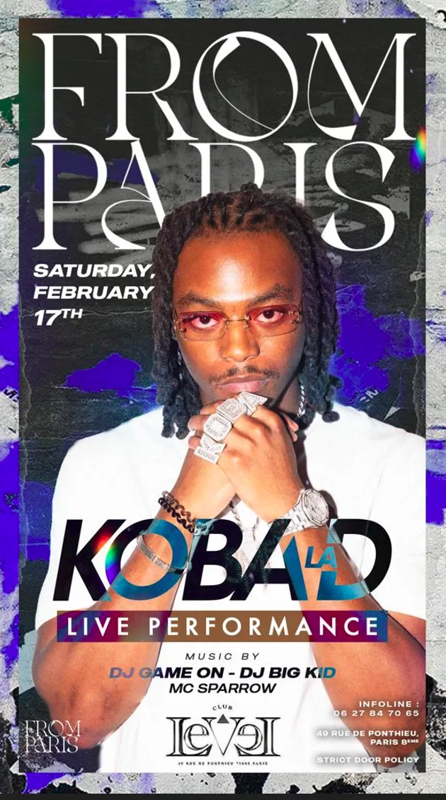 Koba La D @ Level Paris 17 Février