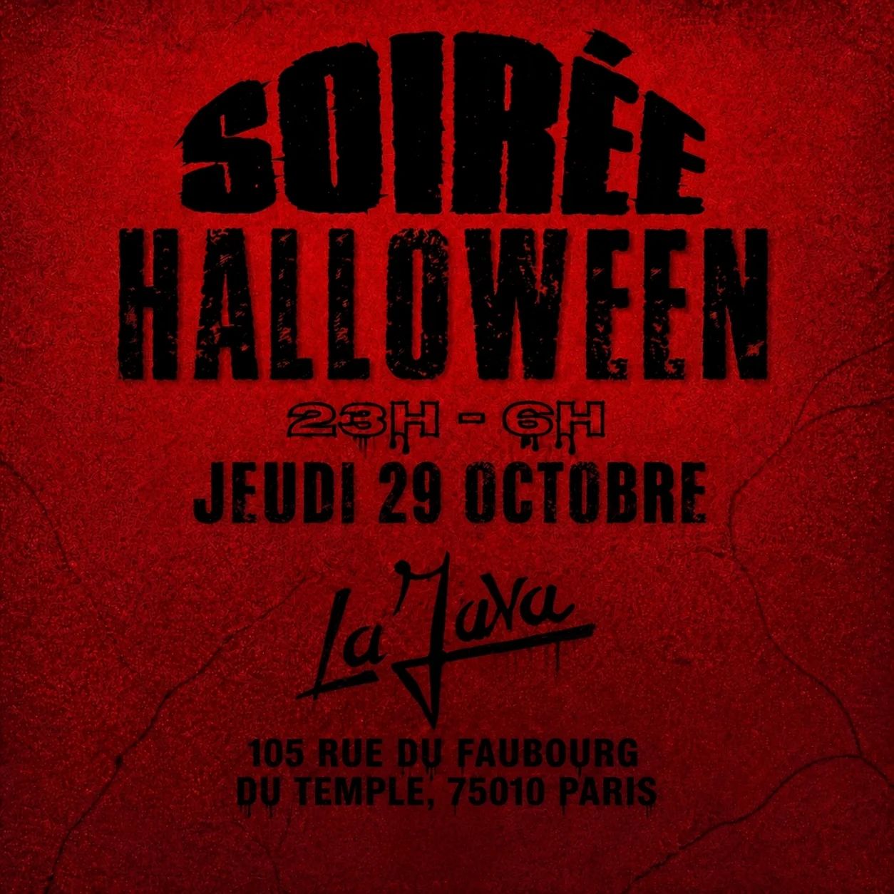 La Java X Avenement : Halloween ,La Nuit De L’Horreur