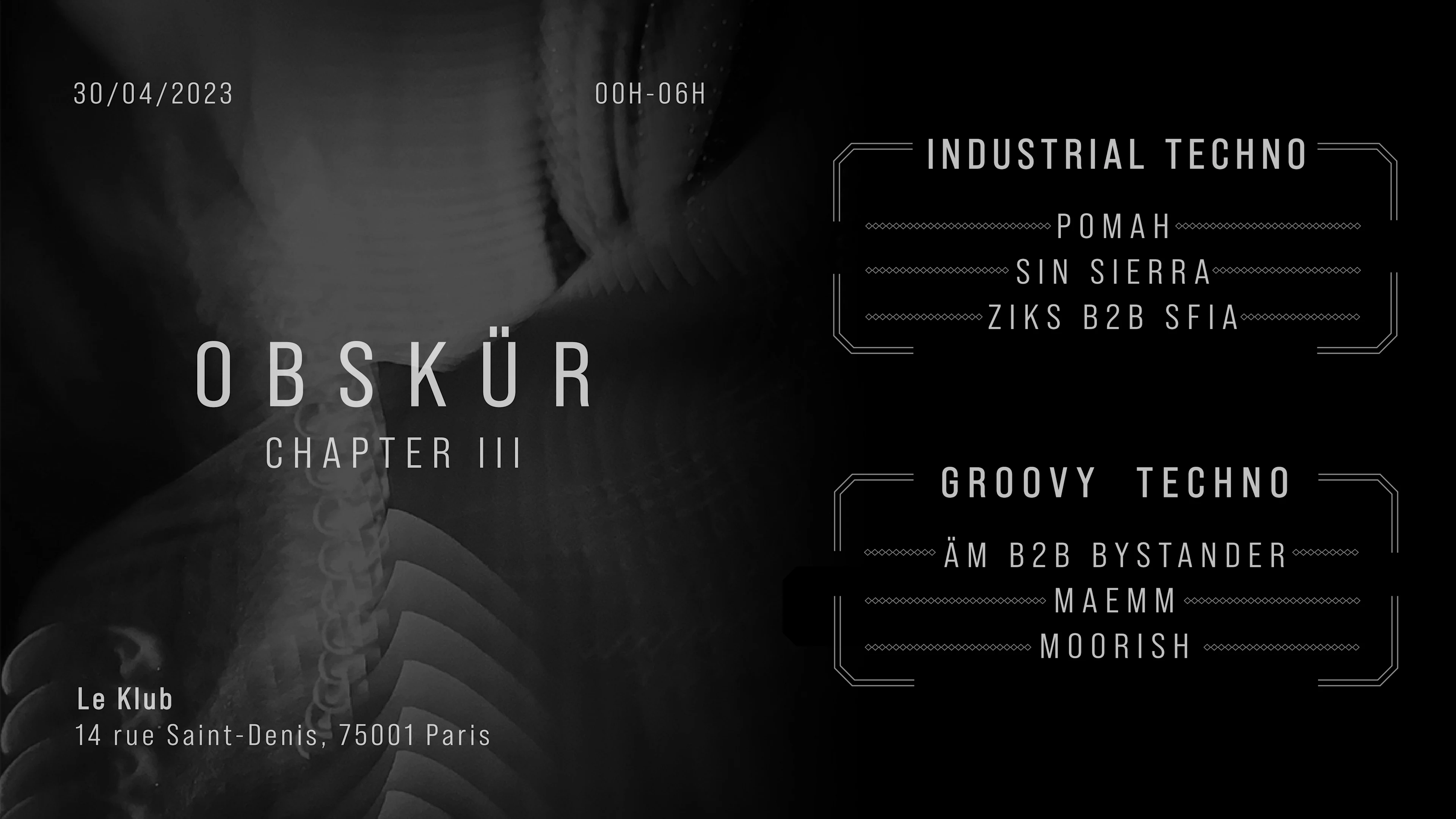Obskür : Chapter III (Veille De Jour Férié)