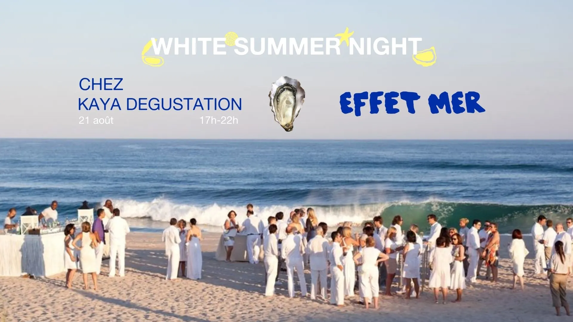 White Summer Night Effet Mer X Kaya Degustation