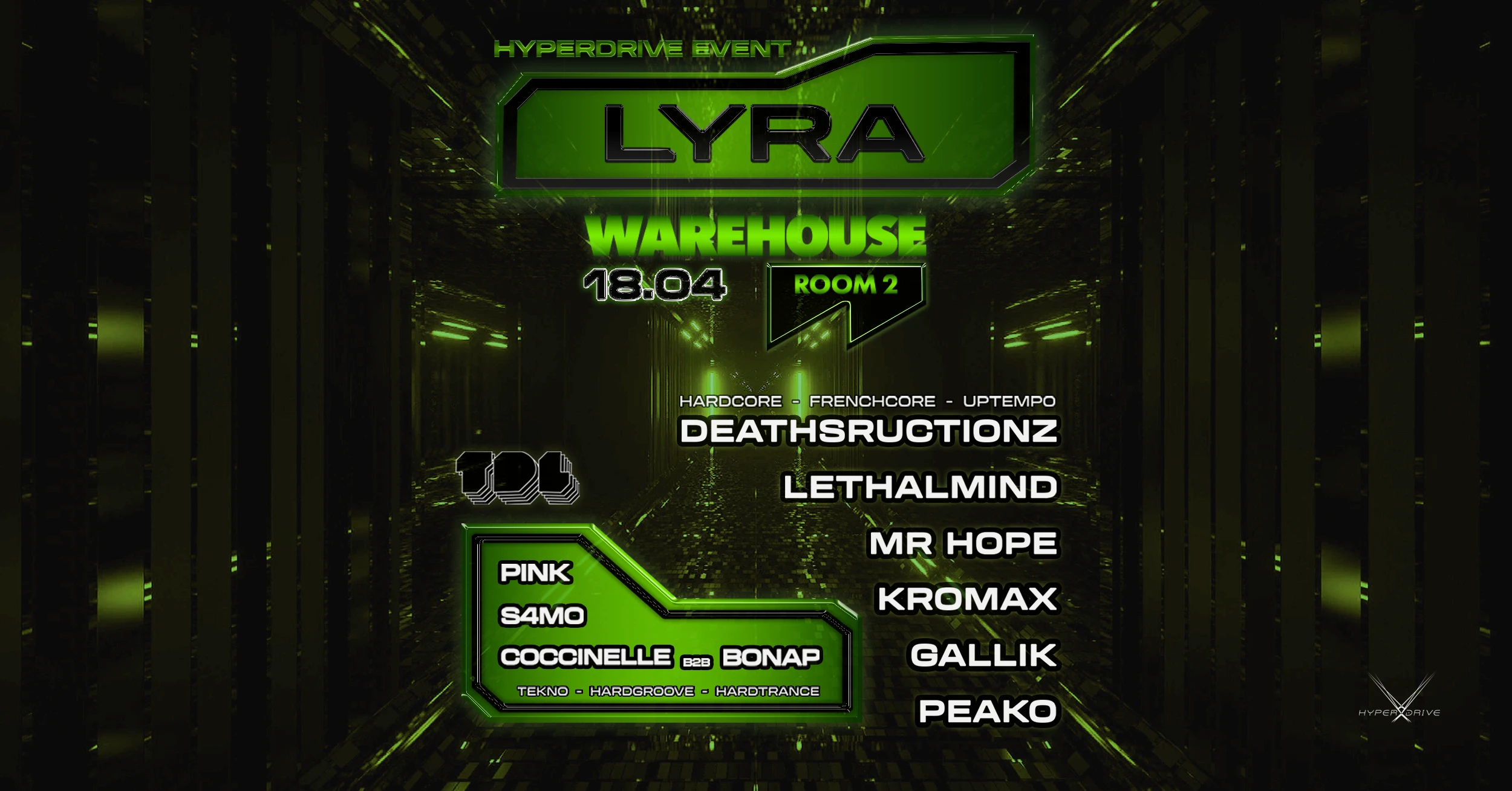 Collectif Hyperdrive En Room 2 Du Warehouse !