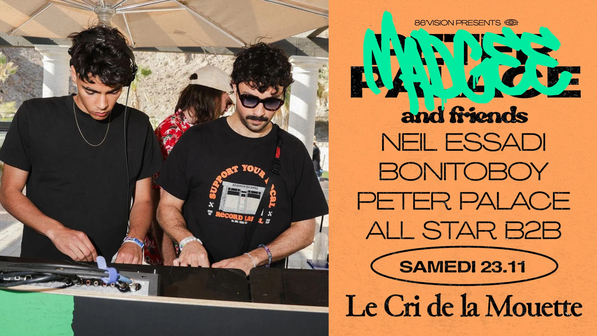 Madgee & Friends : Neil Essadi, Bonitoboy, Peter Palace