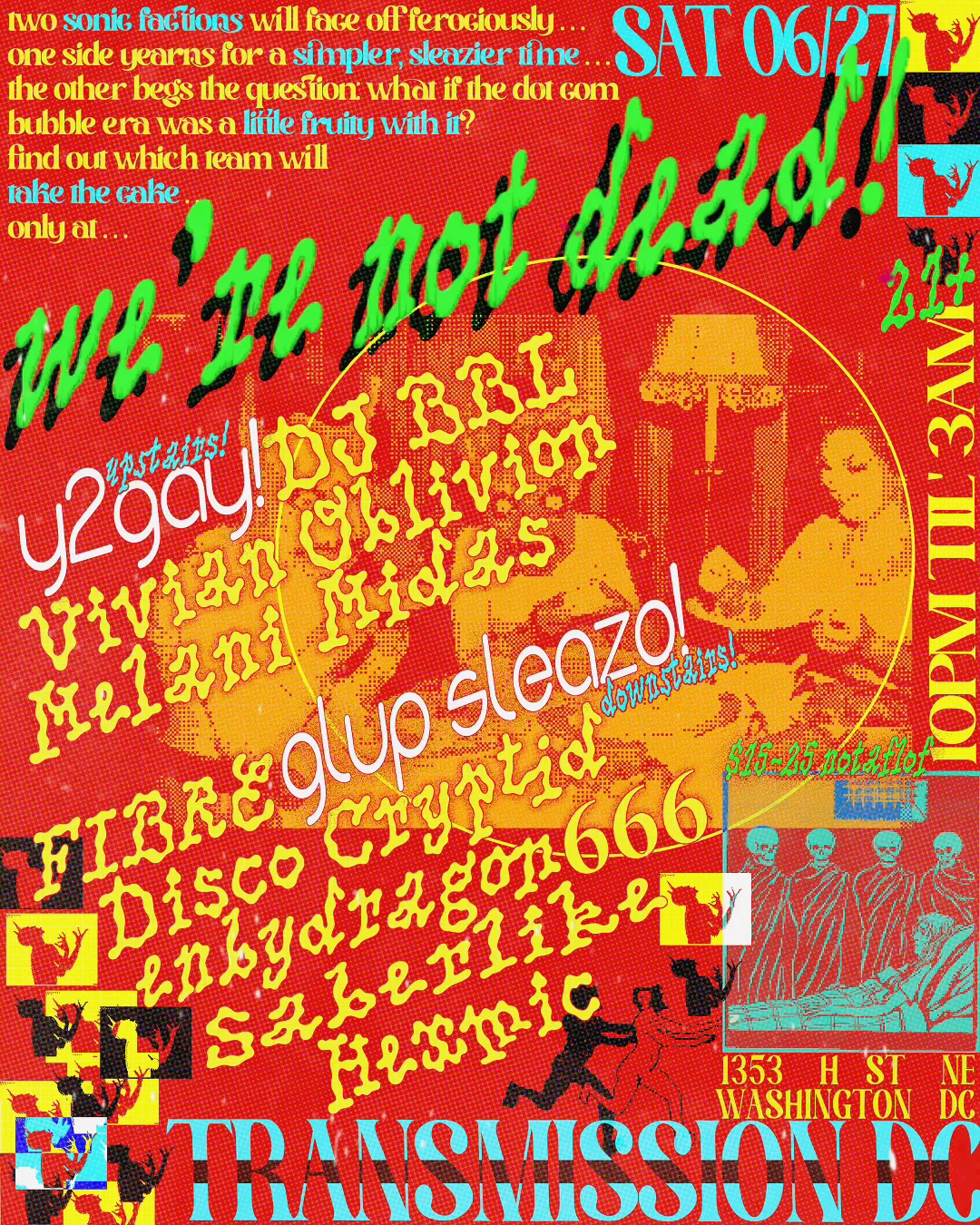We're Not Dead Pres: Y2gay / Glup Sleazo