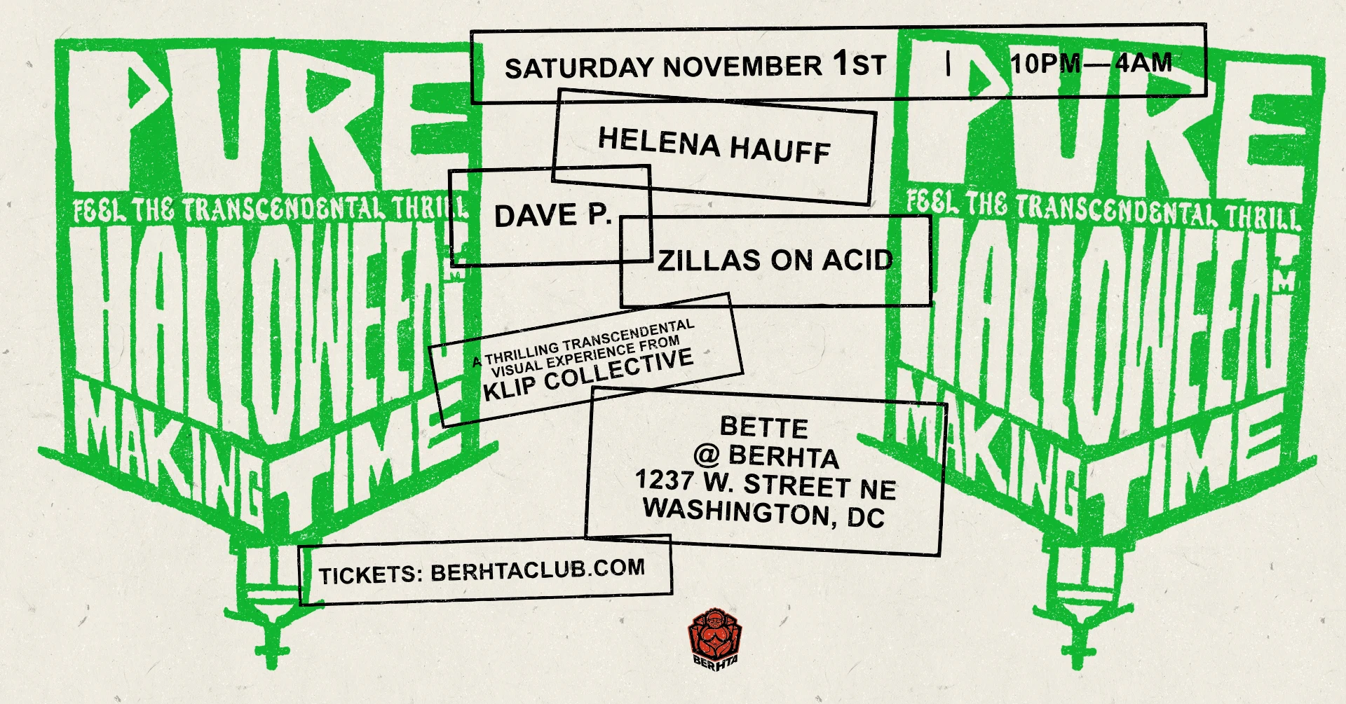 Making Time: Helena Hauff - Dave P - Zillas On Acid