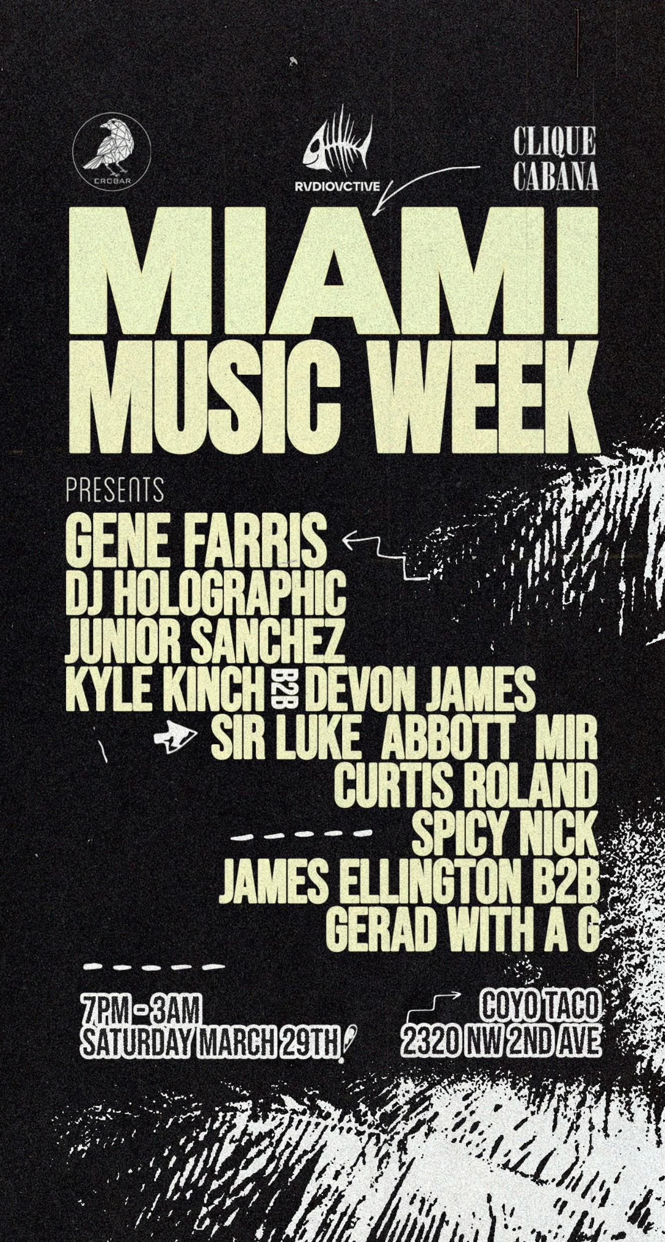 Clique Cabana Presents: Miami Music Week