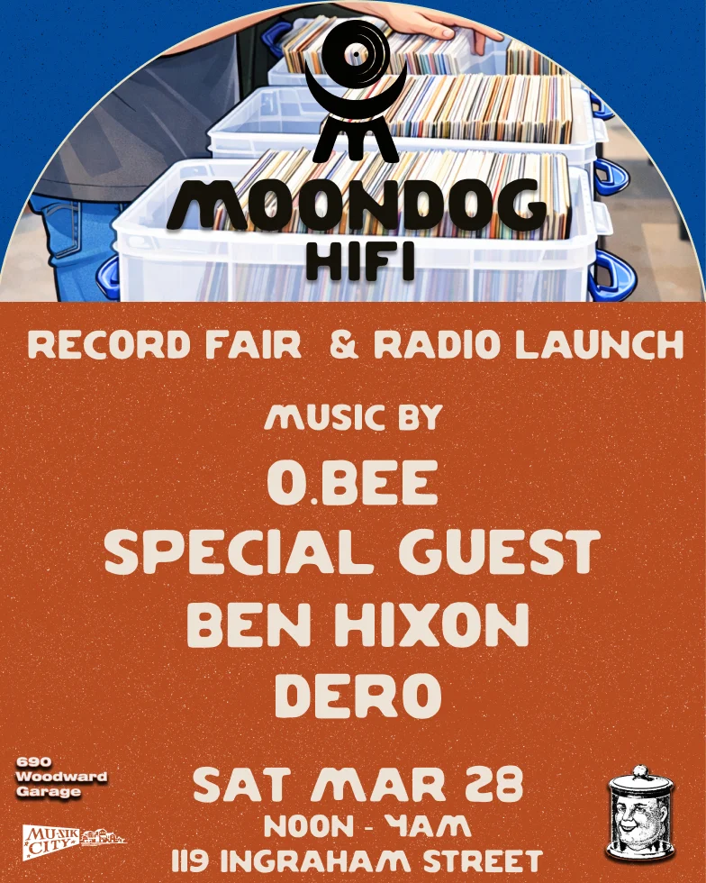 Moondog Record Fair & Radio Launch