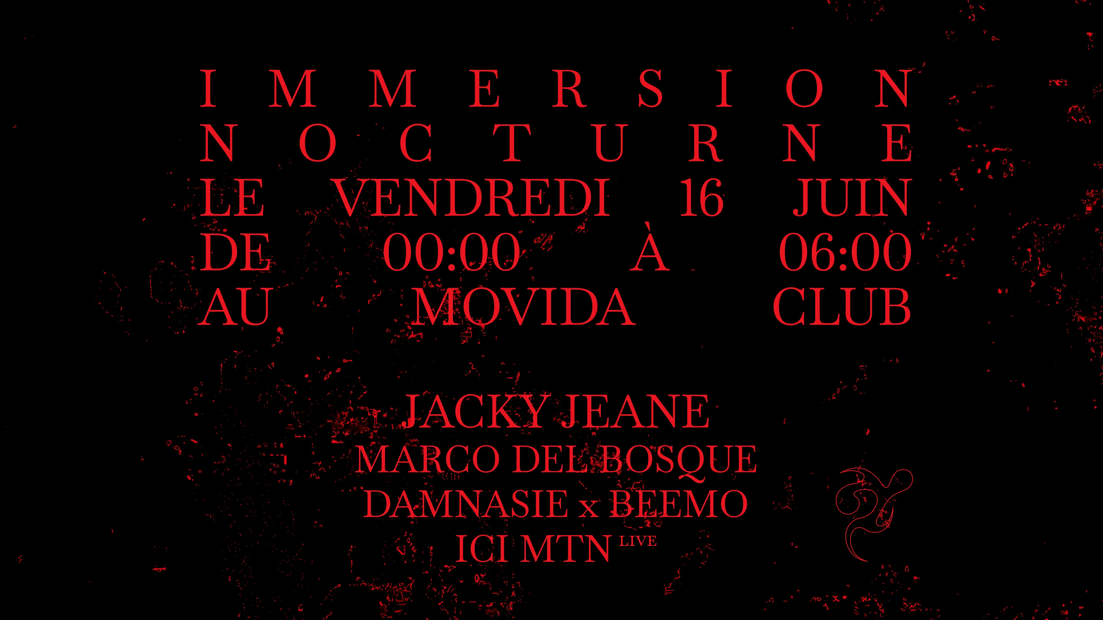 De La... Je L’Espère - Immersion Nocturne