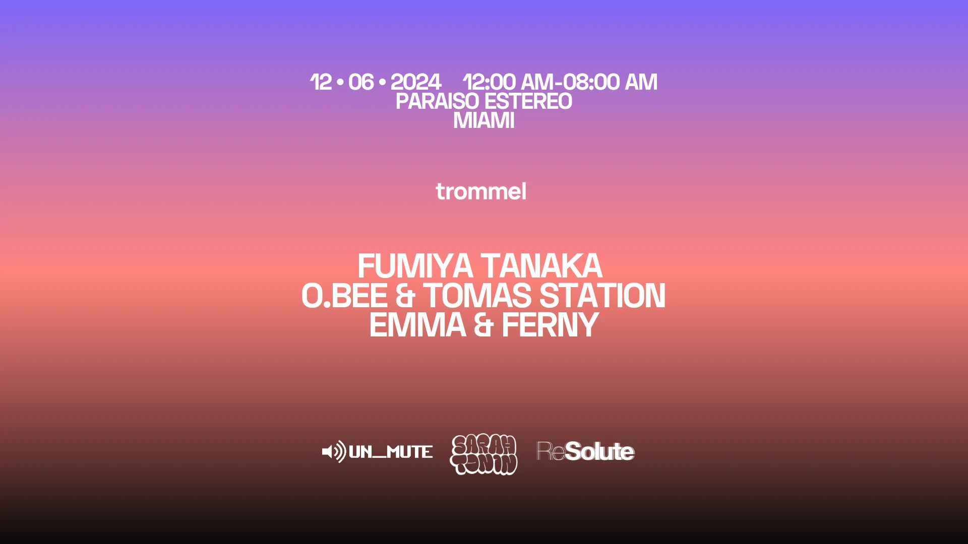 Trommel Night - Art Basel - Synergy