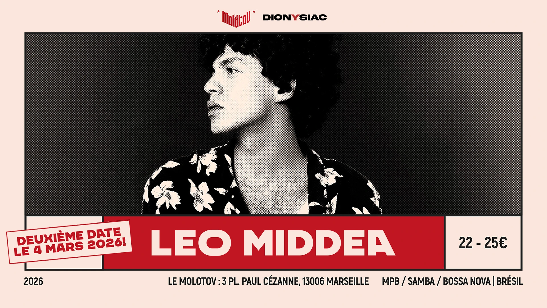 Leo Middea - Molotov - Nouvelle Date