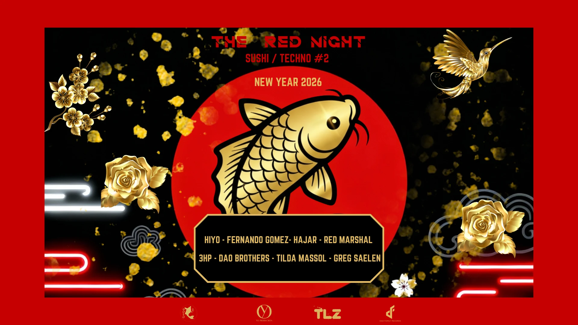 The Red Night - Sushi Techno #2 - New Year 2026