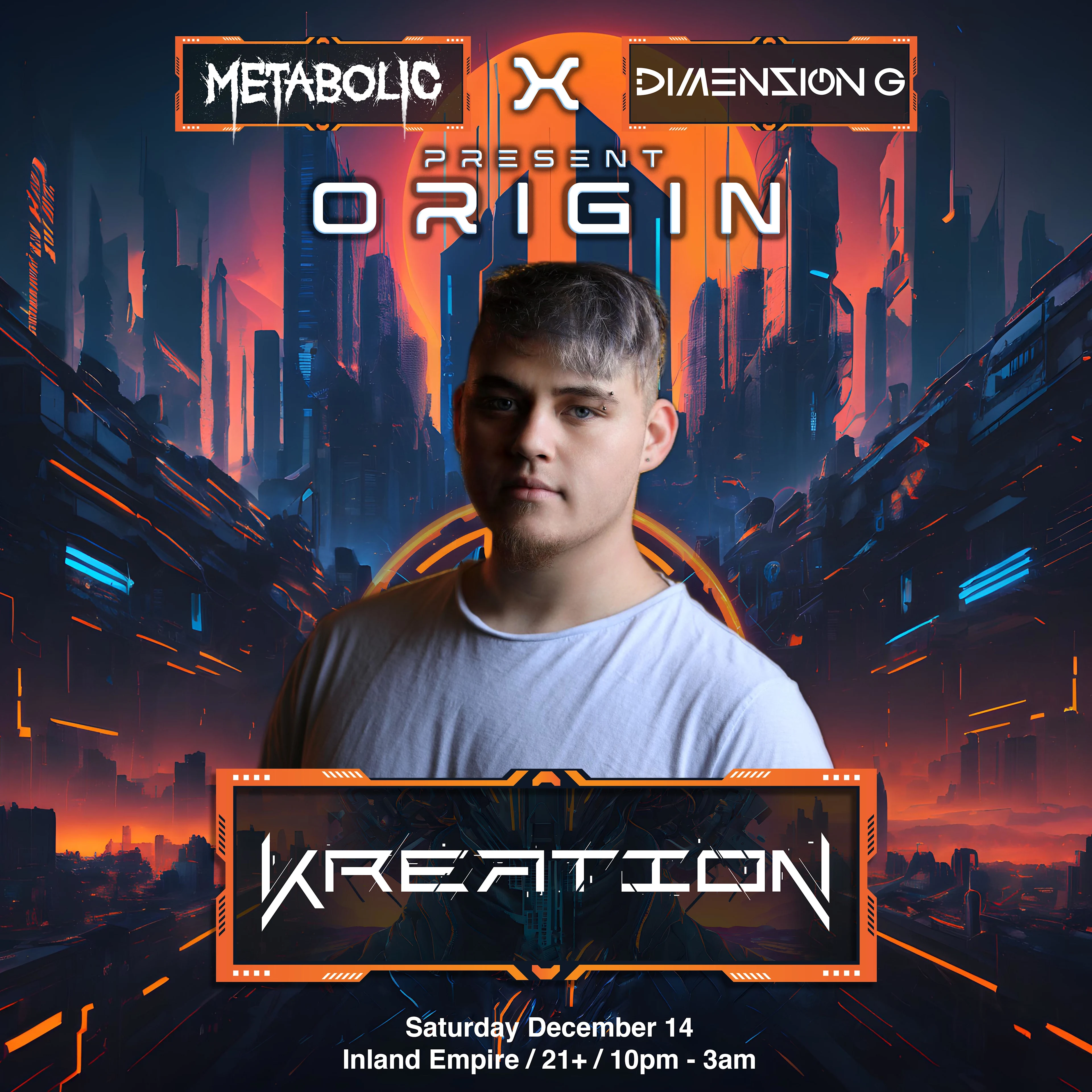 Metabolic X Dimension G Present: Origin Kreation & Talon