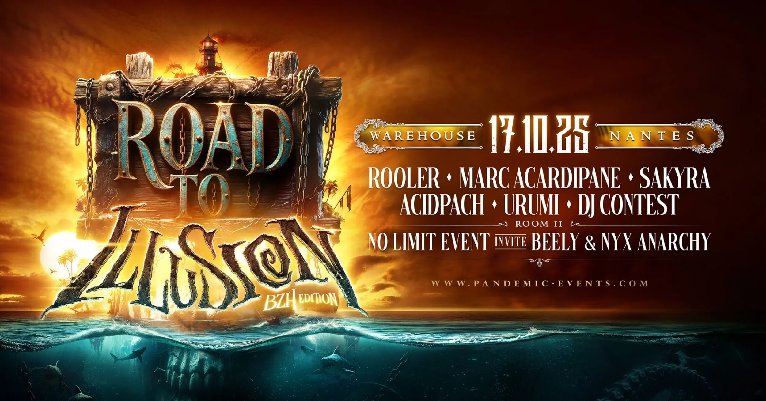 Pandemic Présente : Road To Illusion - Warehouse Nantes