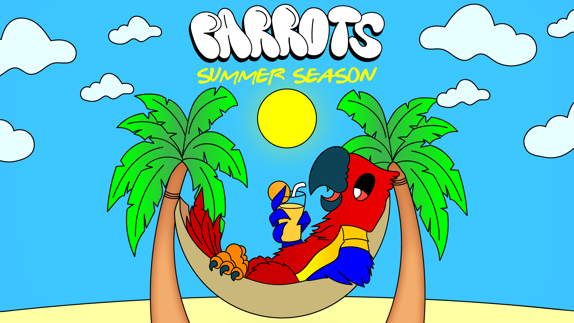 Parrots Summer Season At Itapema-Sc