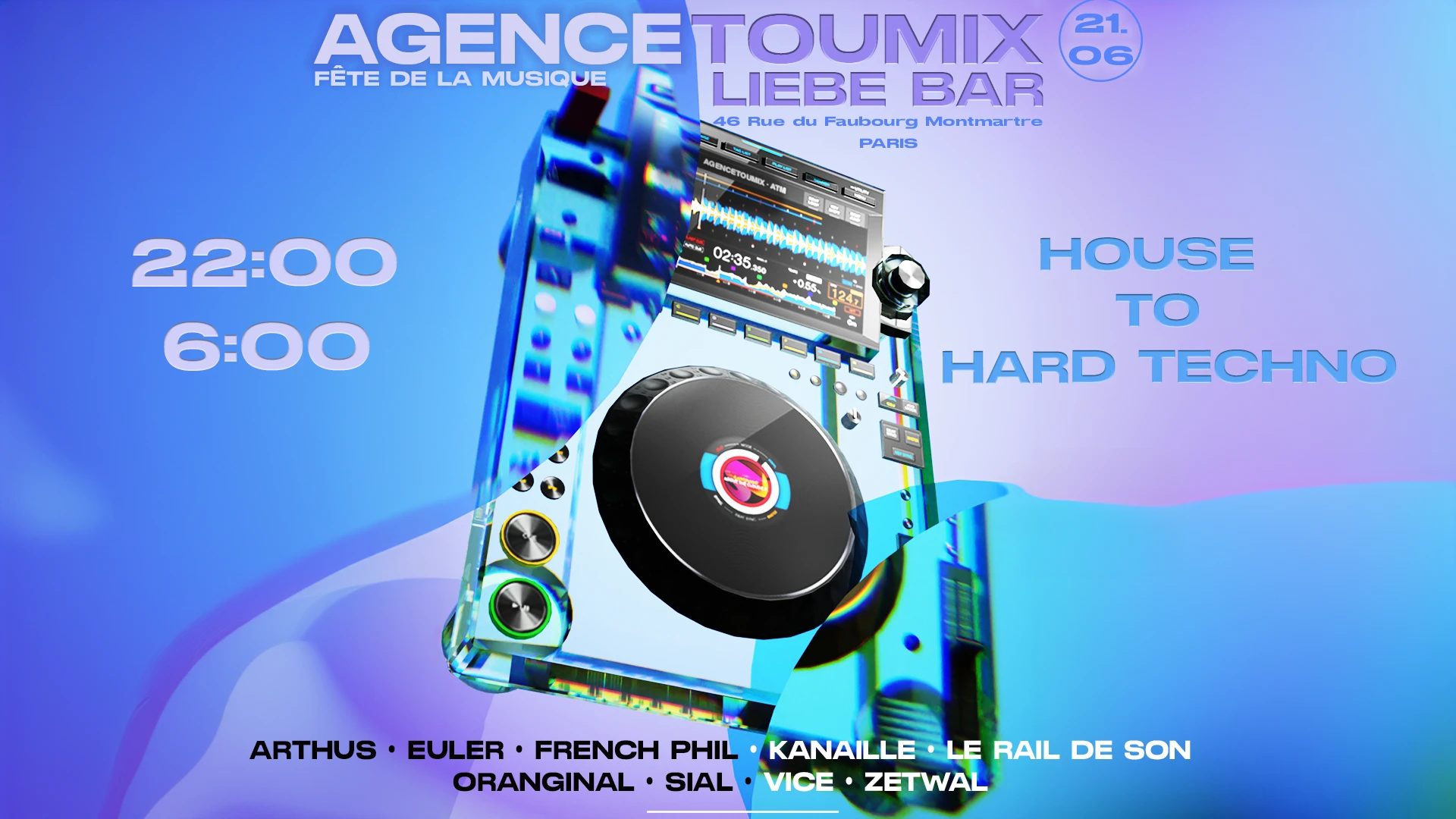 Fête De La Musique: Agencetoumix L'after De La Musique