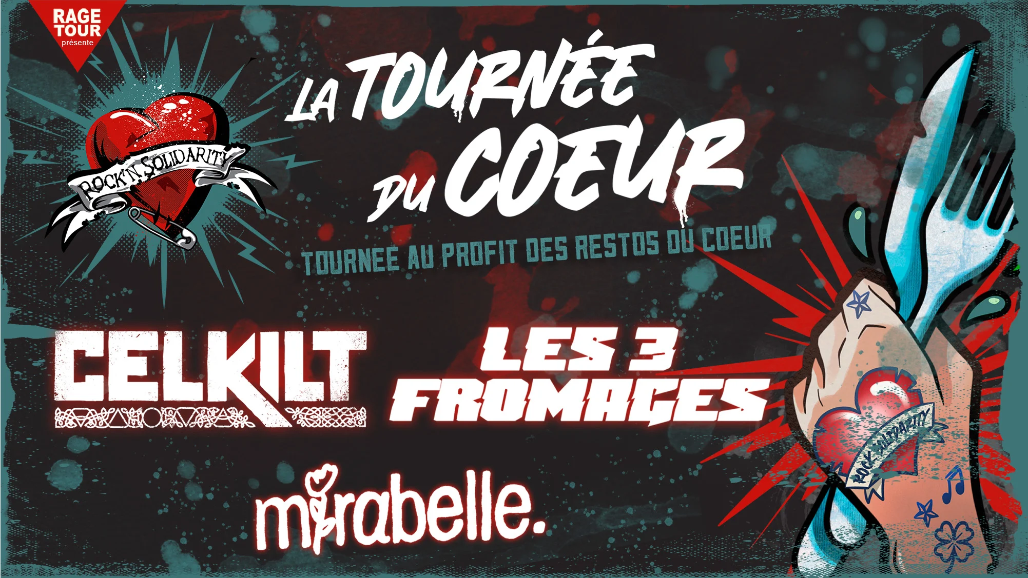 Tournée Du Coeur - Celkilt + 3 Fromages + Mirabelle