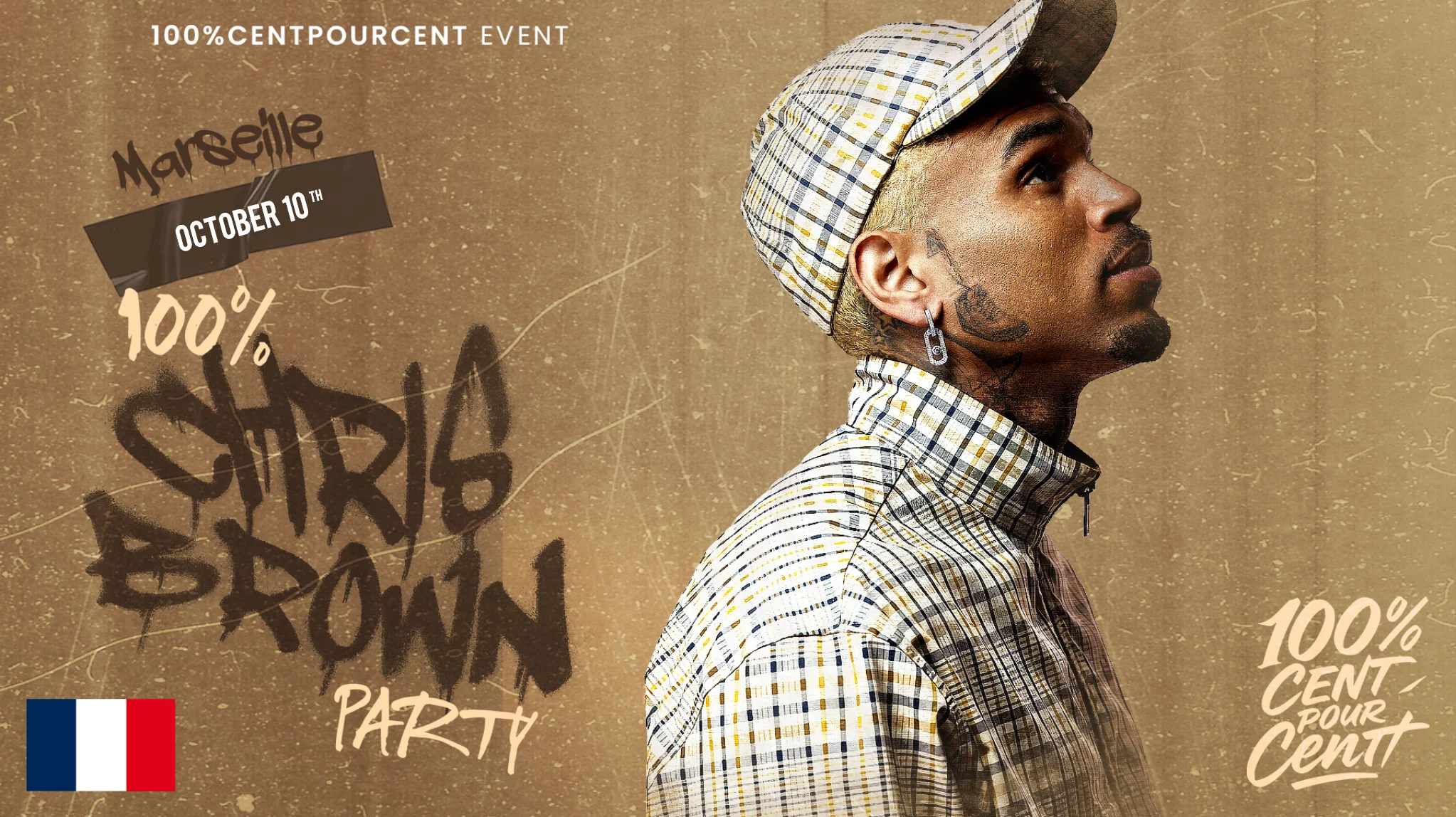 100% Chris Brown Party In Marseille !!