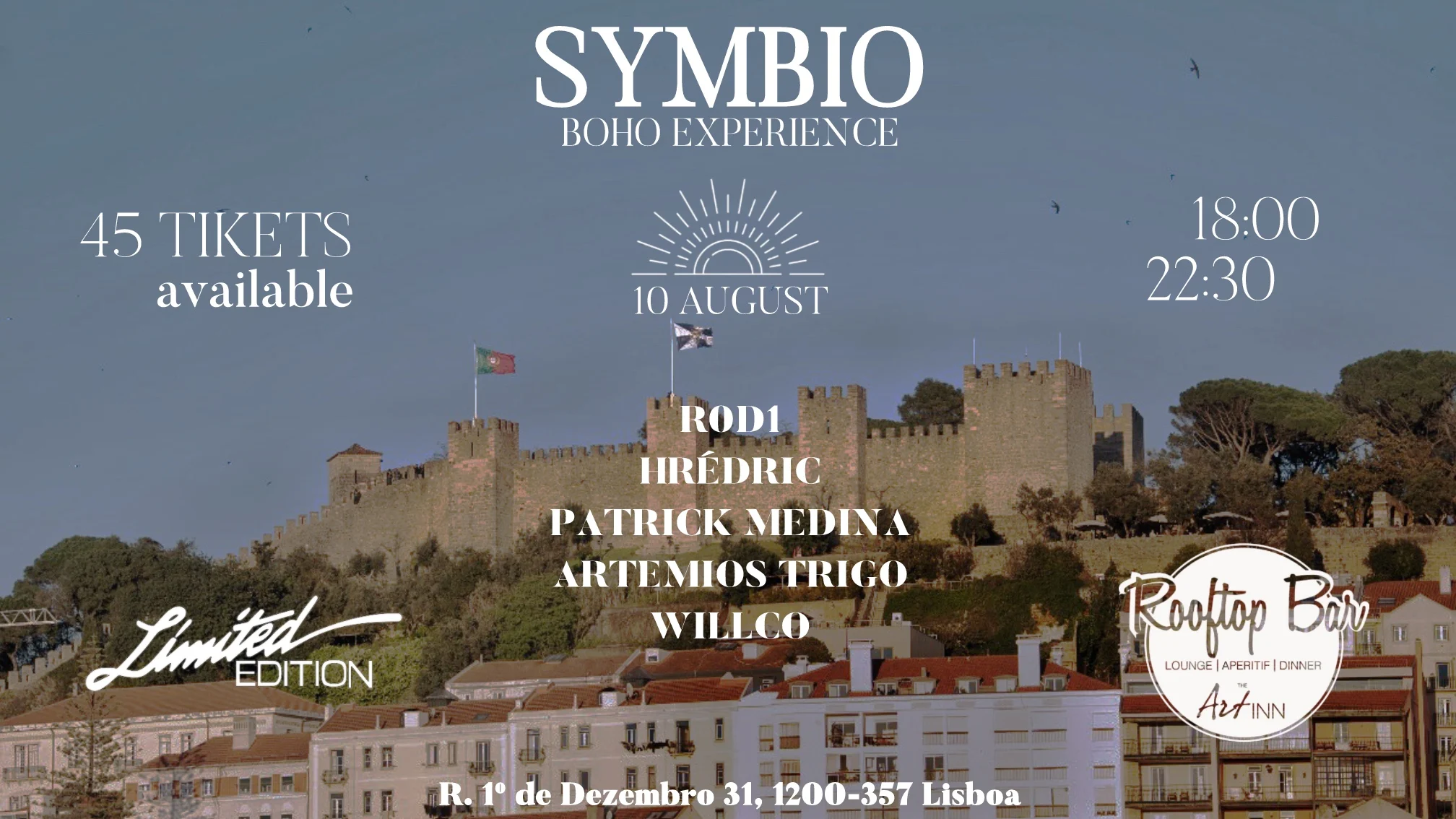 Symbio Boho Experience Artinn Rooftop 10 August