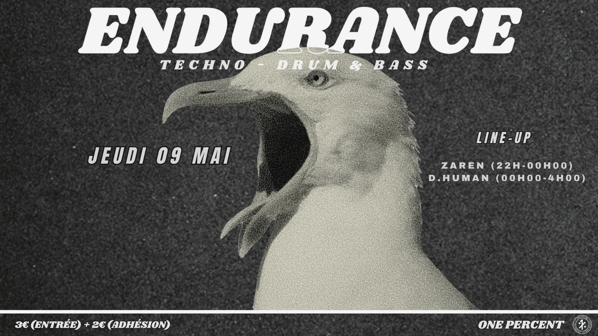 "Endurance" - One Percent (Techno - Drum & Bass)