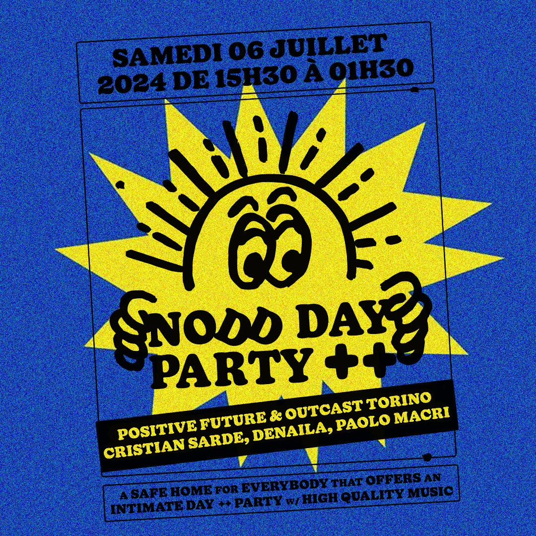 Nodd Day Party: Positive Future Invite Outcast Torino
