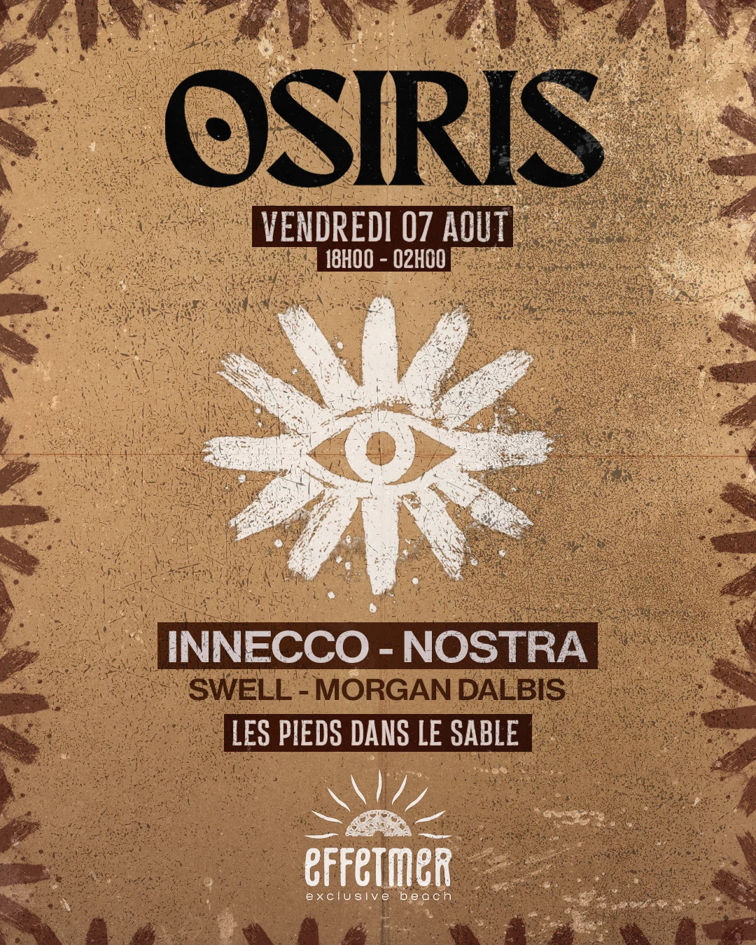 Osiris : Les Pieds Dans Le Sable À L'effet Mer