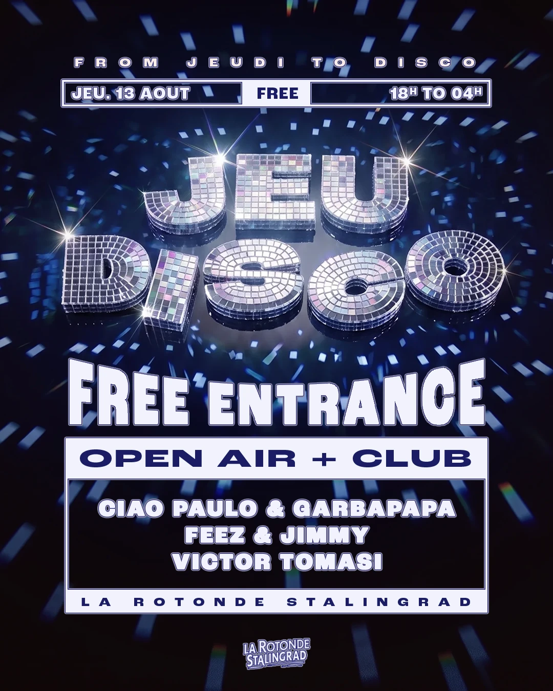 Jeudisco · Free Disco Funk Open Air & Night
