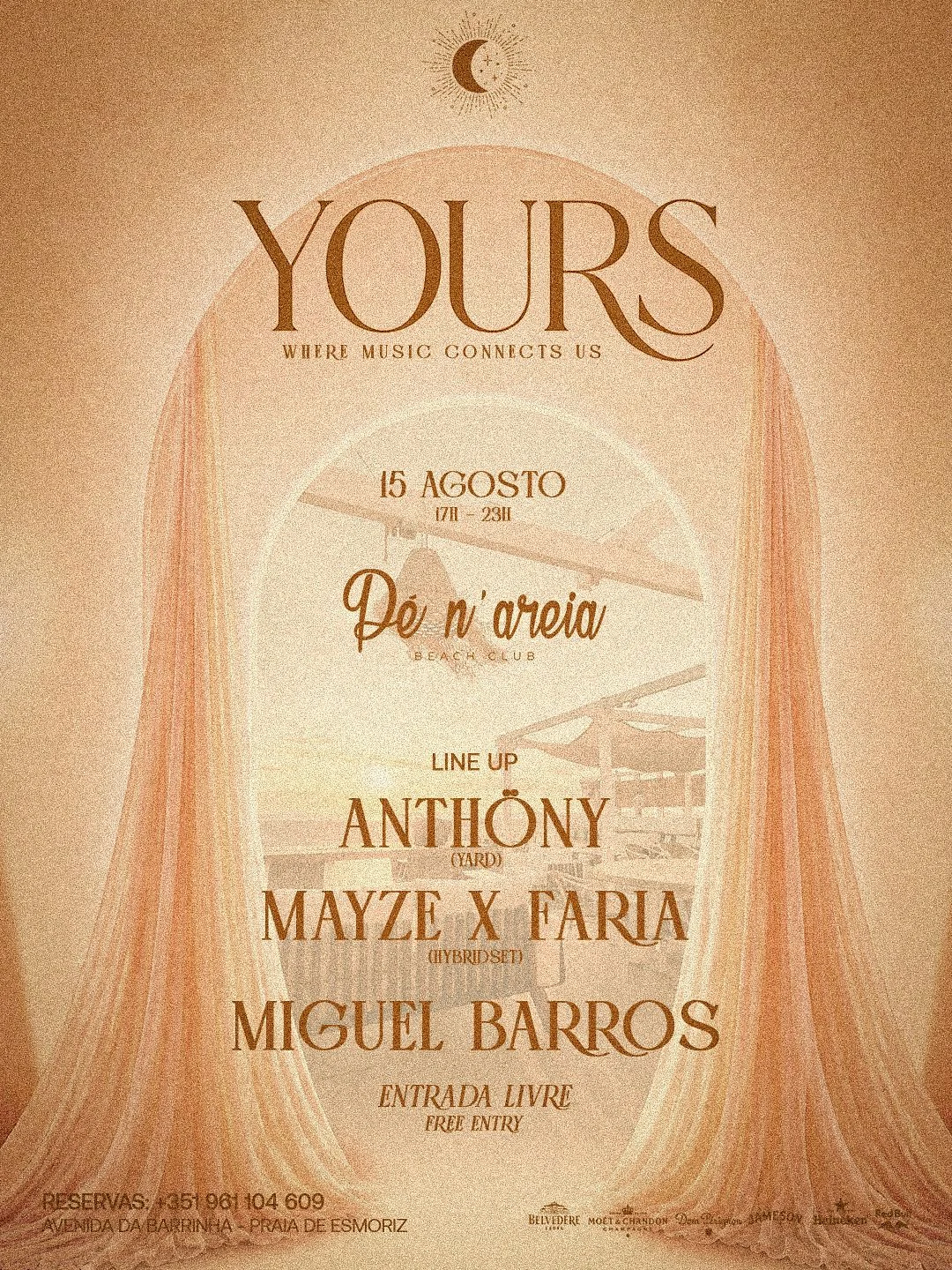 Yours · Pé N' Areia