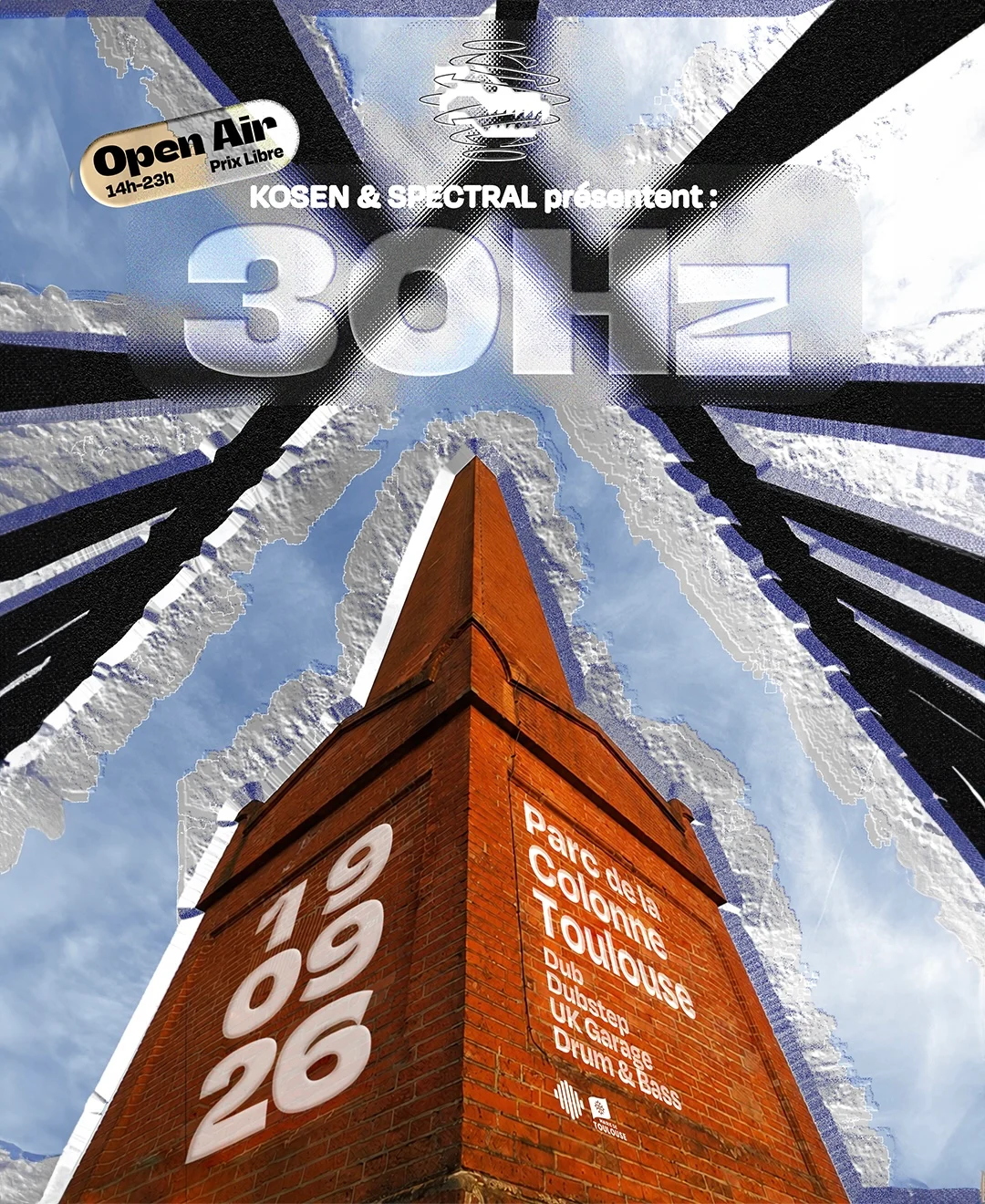 30hz Open Air  > Kosen X Spectral  (Prix Libre)