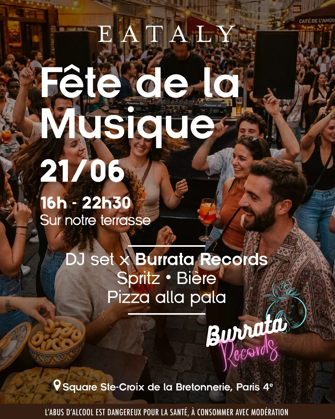 Fête De La Musique À Eataly - Burrata Records & Nicol (Aïe)