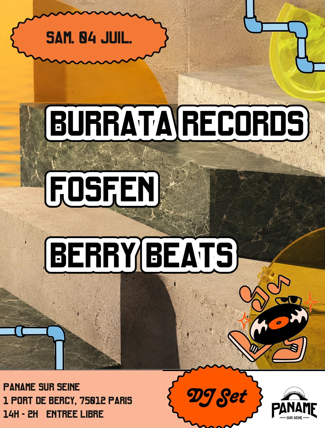 Open Air : Burrata Records & Friends Au Paname Sur Seine