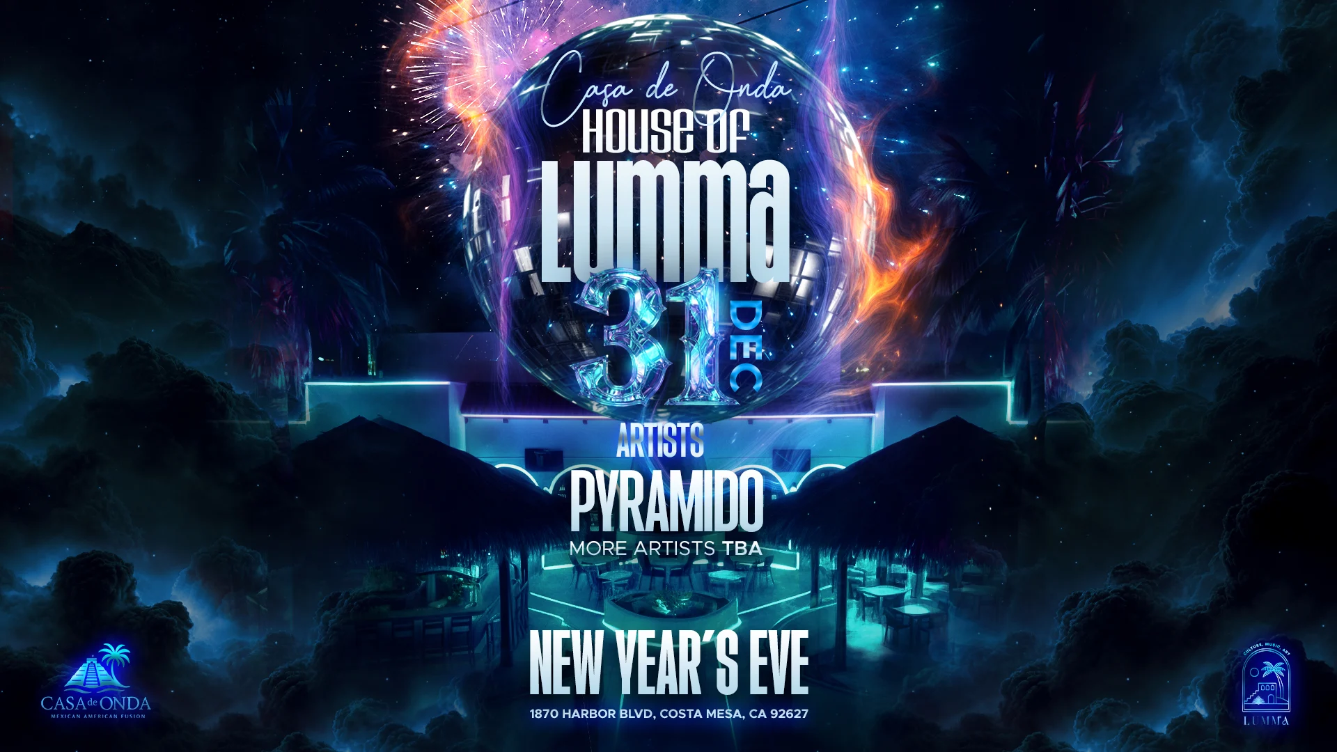 House Of Lumma: New Year's Eve ( No Refunds Due To Weather)