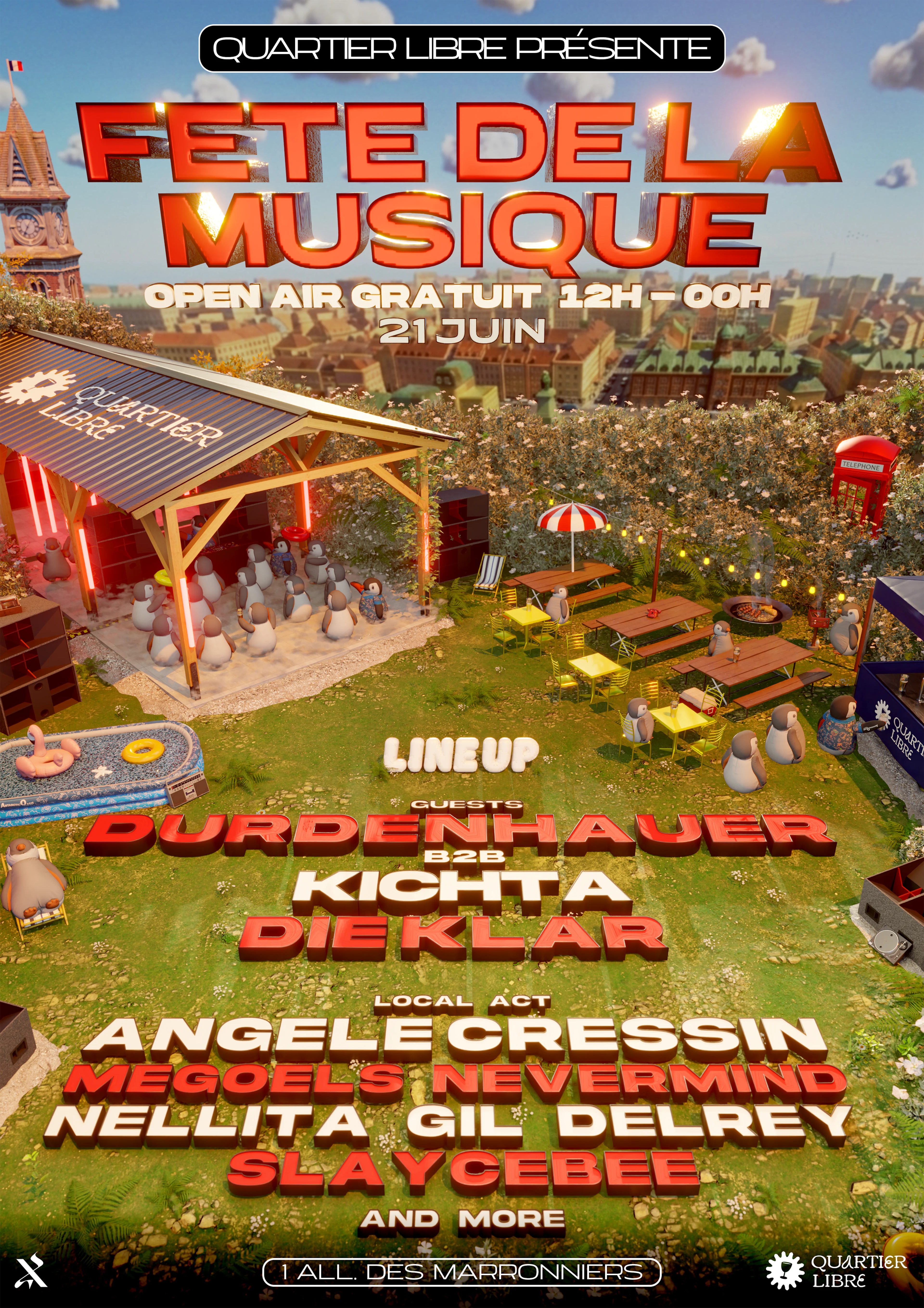 Gratuit - Open Air Xxl - Exempt X Quartier Libre