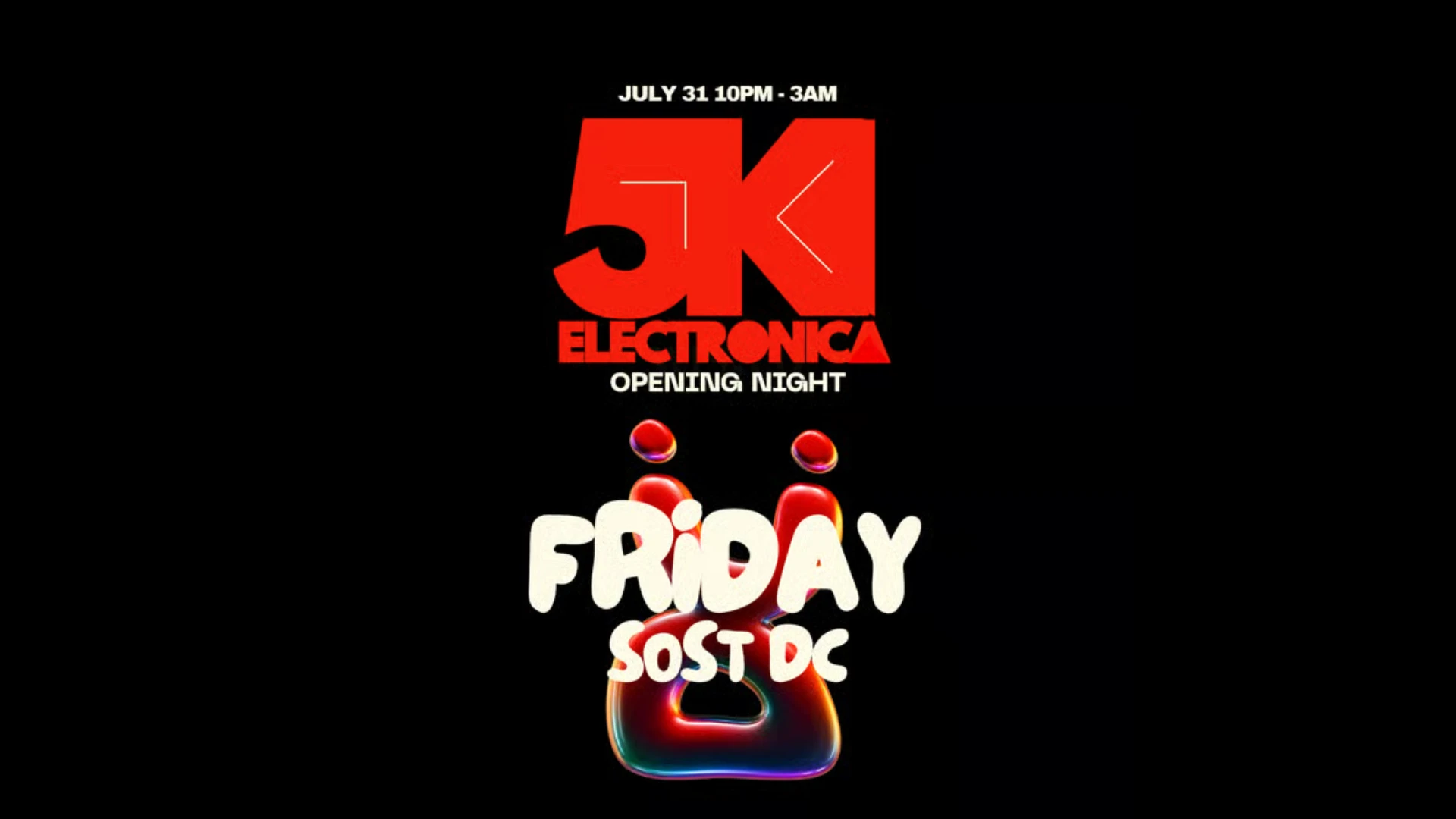 5k Electronica - Pre Party