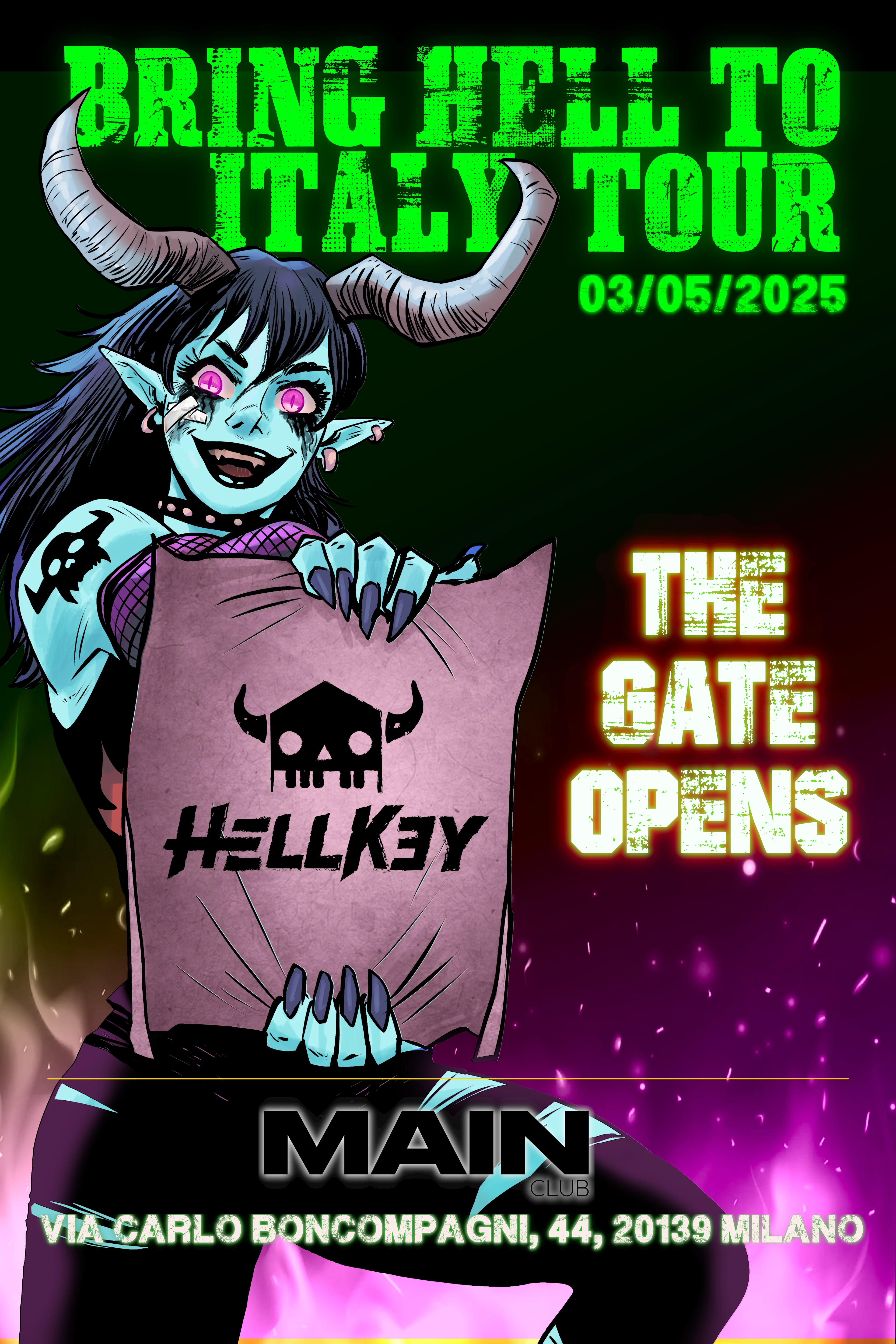 Bring Hell To Italy Tour - Milan