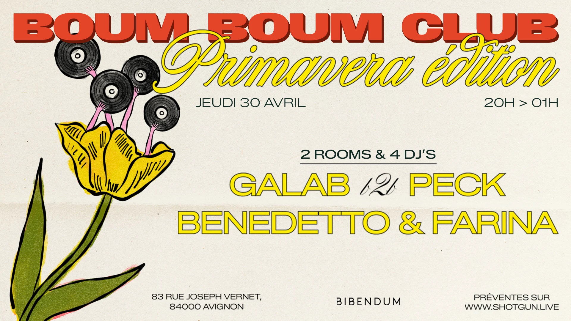 Boum Boum Club - Primavera Édition