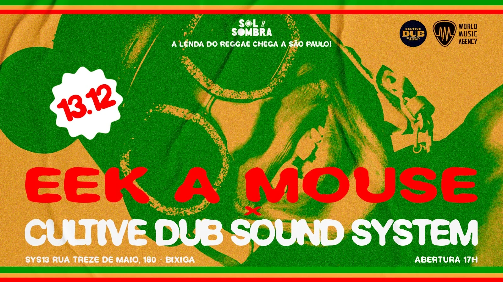 Eek-A-Mouse X Cultive Dub Sound System - No Sys13